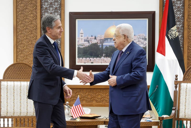 APTOPIX Israel Palestinians Blinken