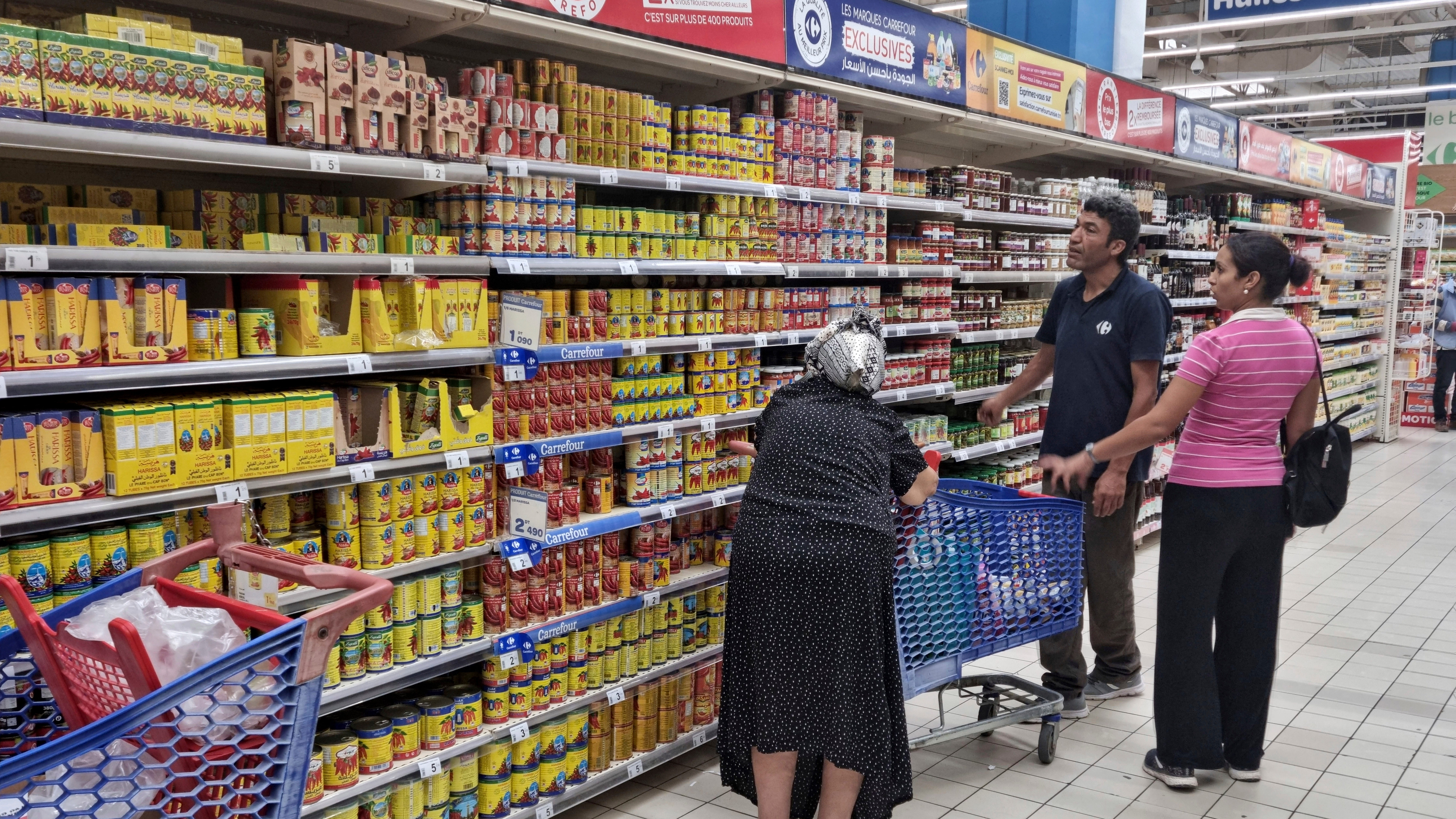 Empty shelves or unaffordable food: Tunisia's crisis deepens