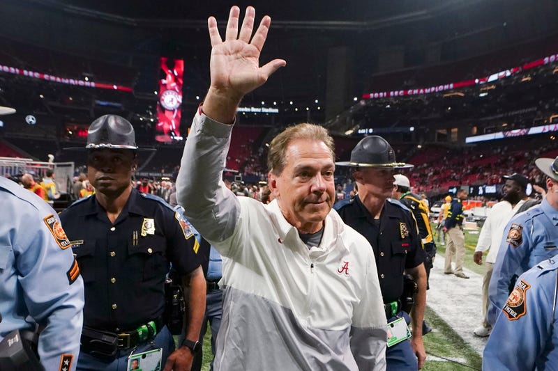 Alabama Saban Retires Football