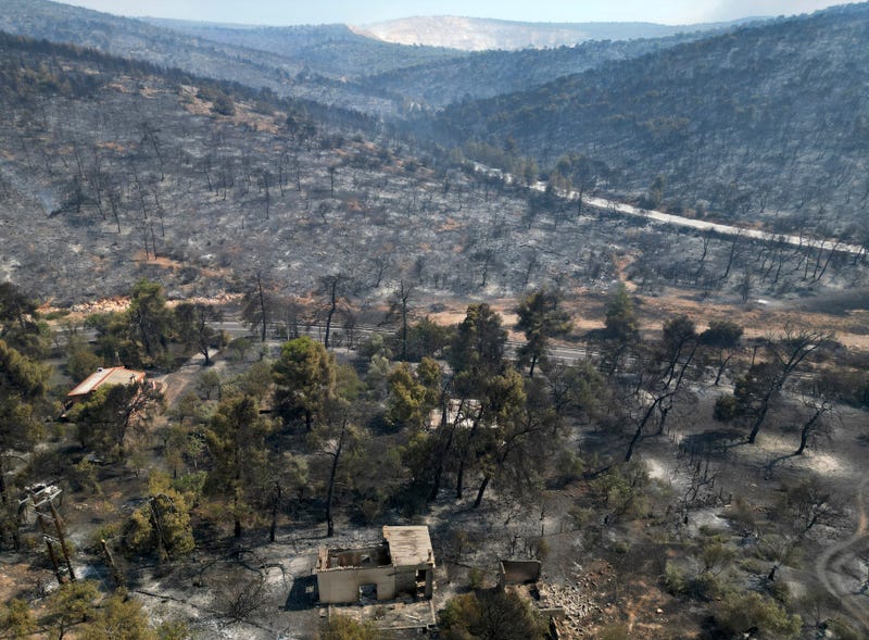 APTOPIX Greece Wildfires