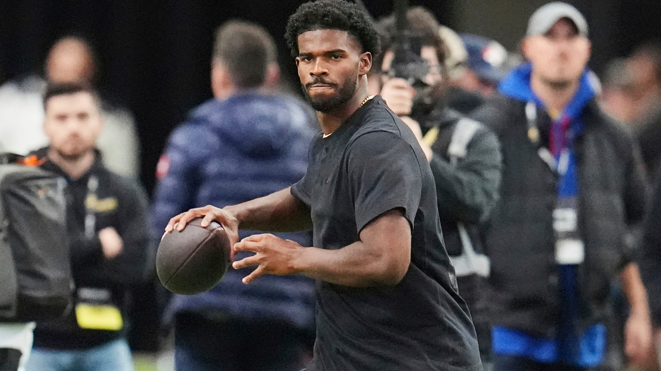 Prank calls to other players unrelated to the one received by Shedeur Sanders, AP source says