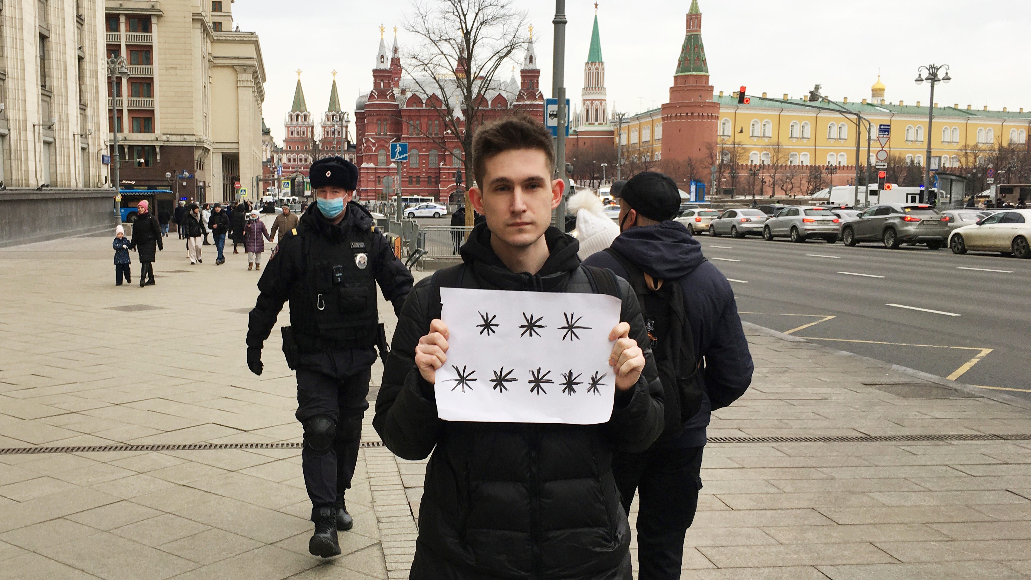 Kremlin crackdown silences war protests, from benign to bold