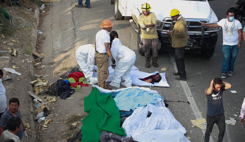 Mexico Migrants Crash