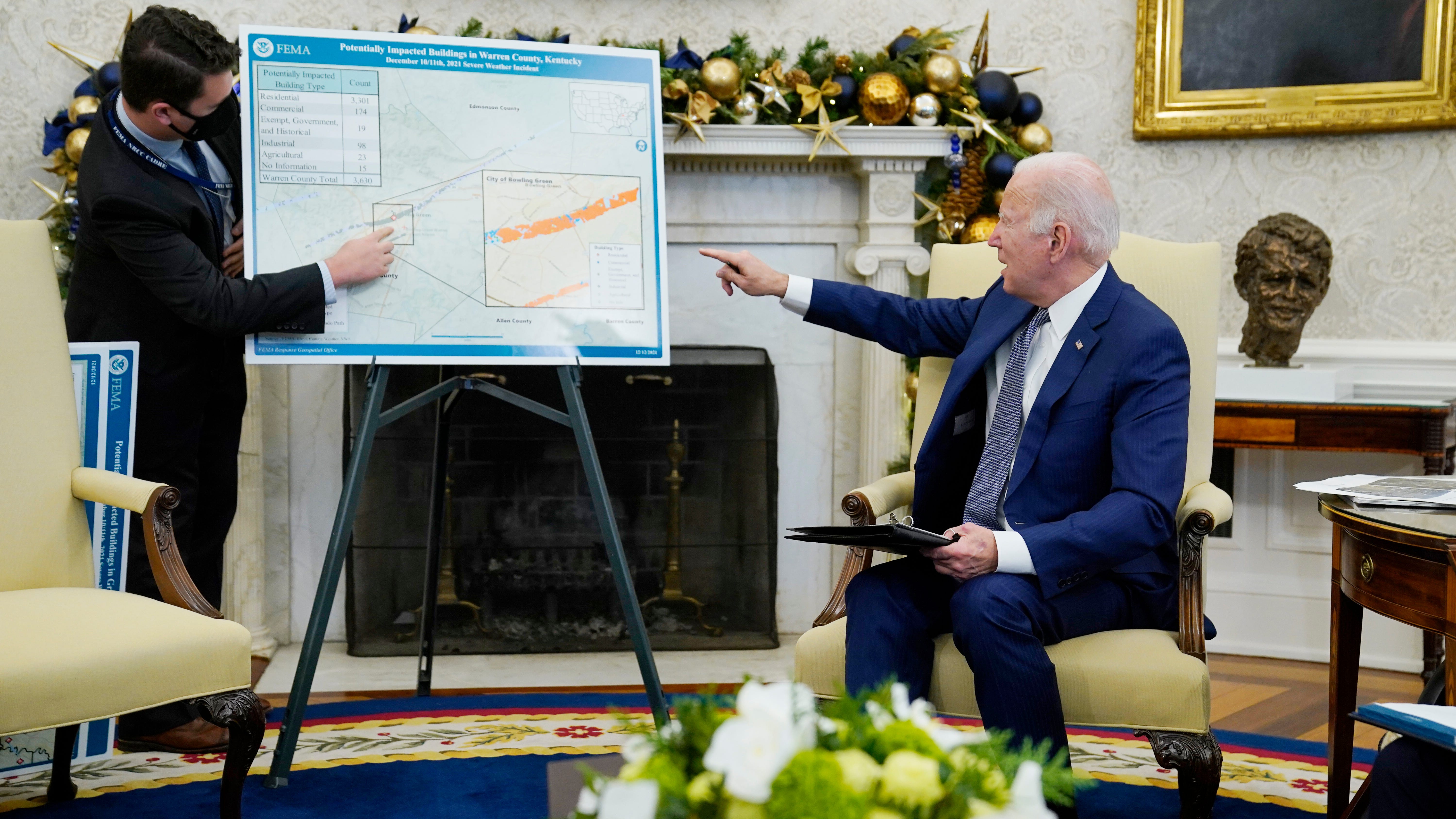 Biden to tour tornado damage in Kentucky on Wednesday