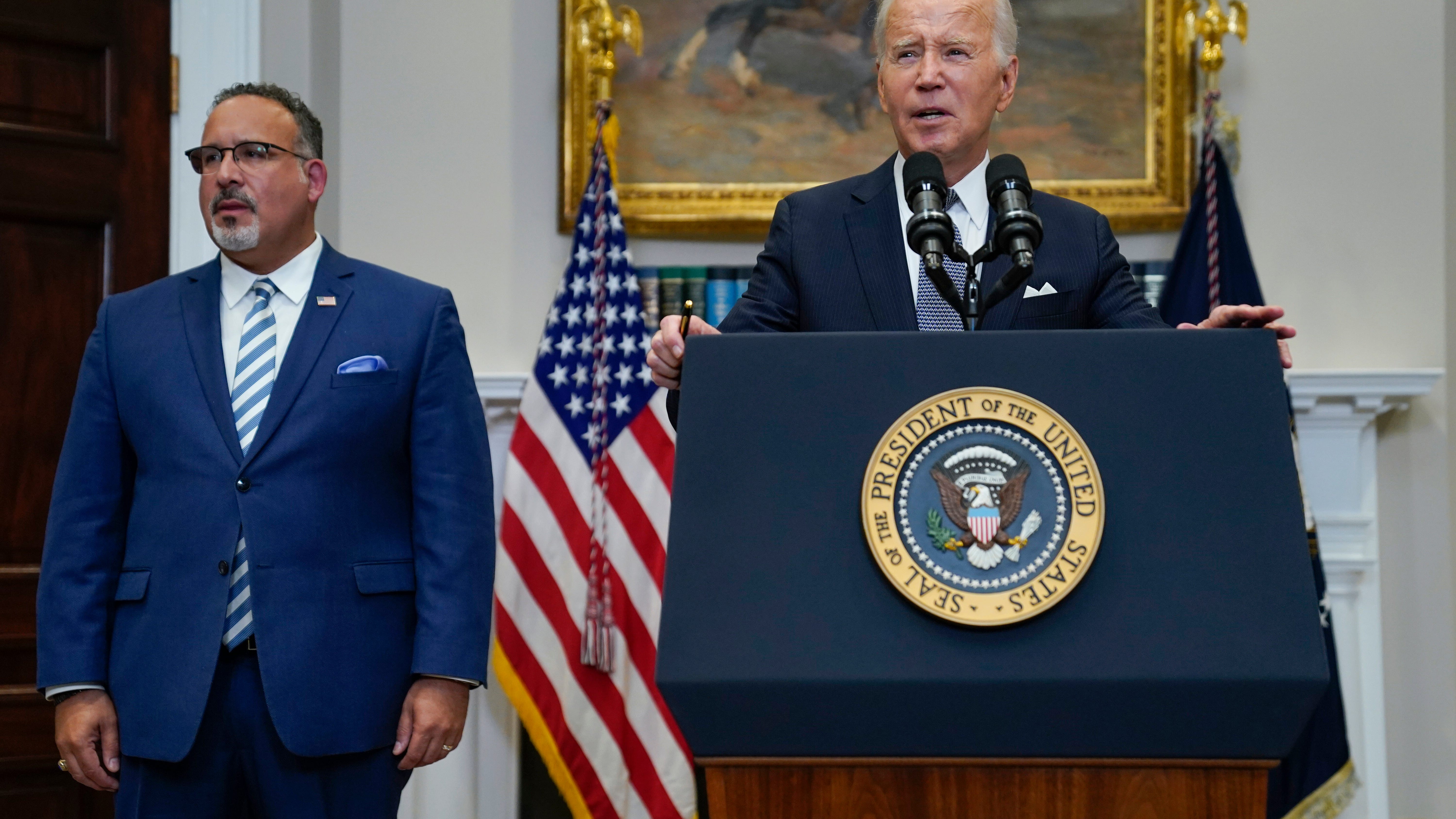 Conservative groups sue to block Biden plan canceling $39 billion in student loans