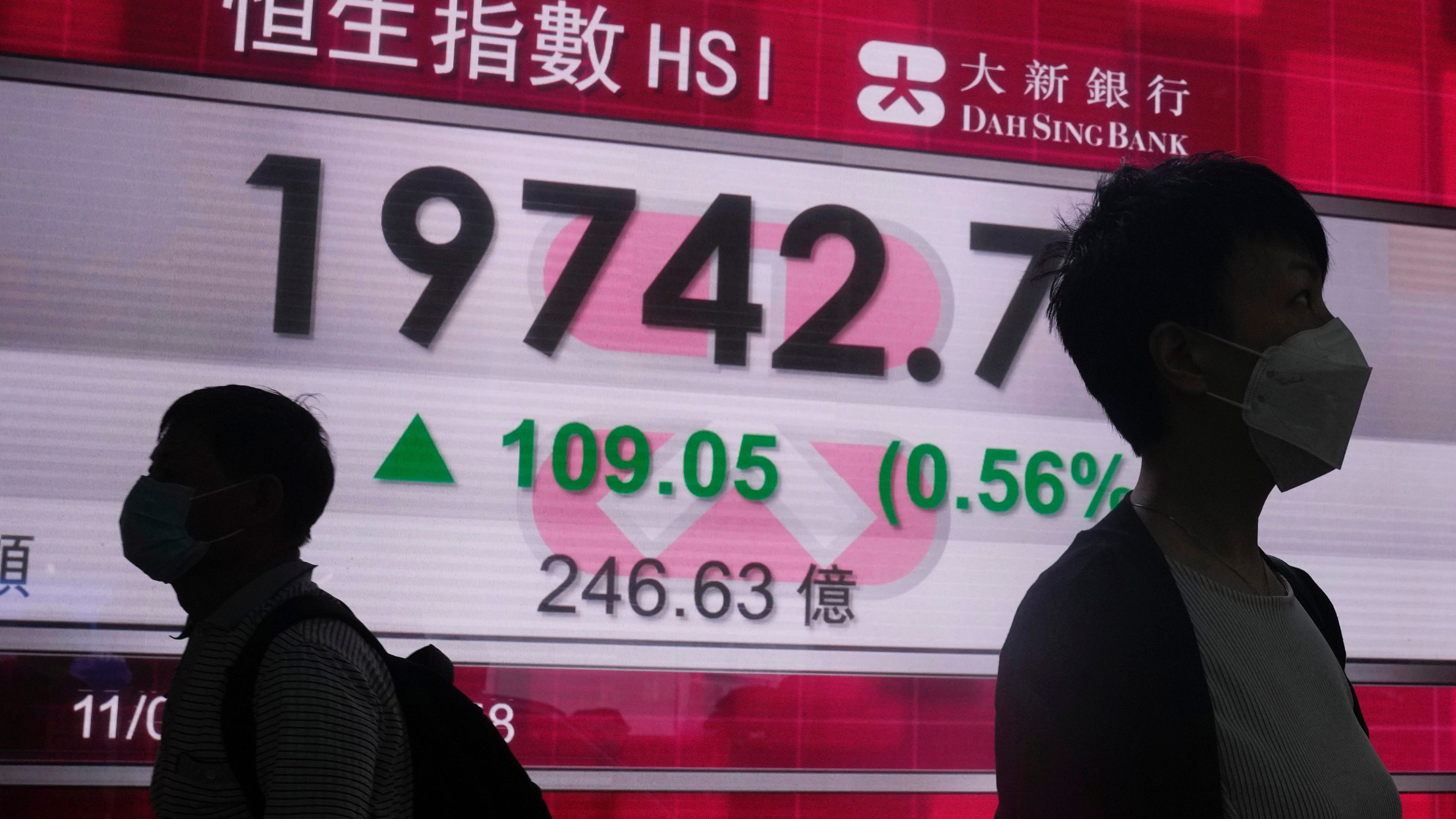 Asian stocks mixed, China gains ahead of US price data