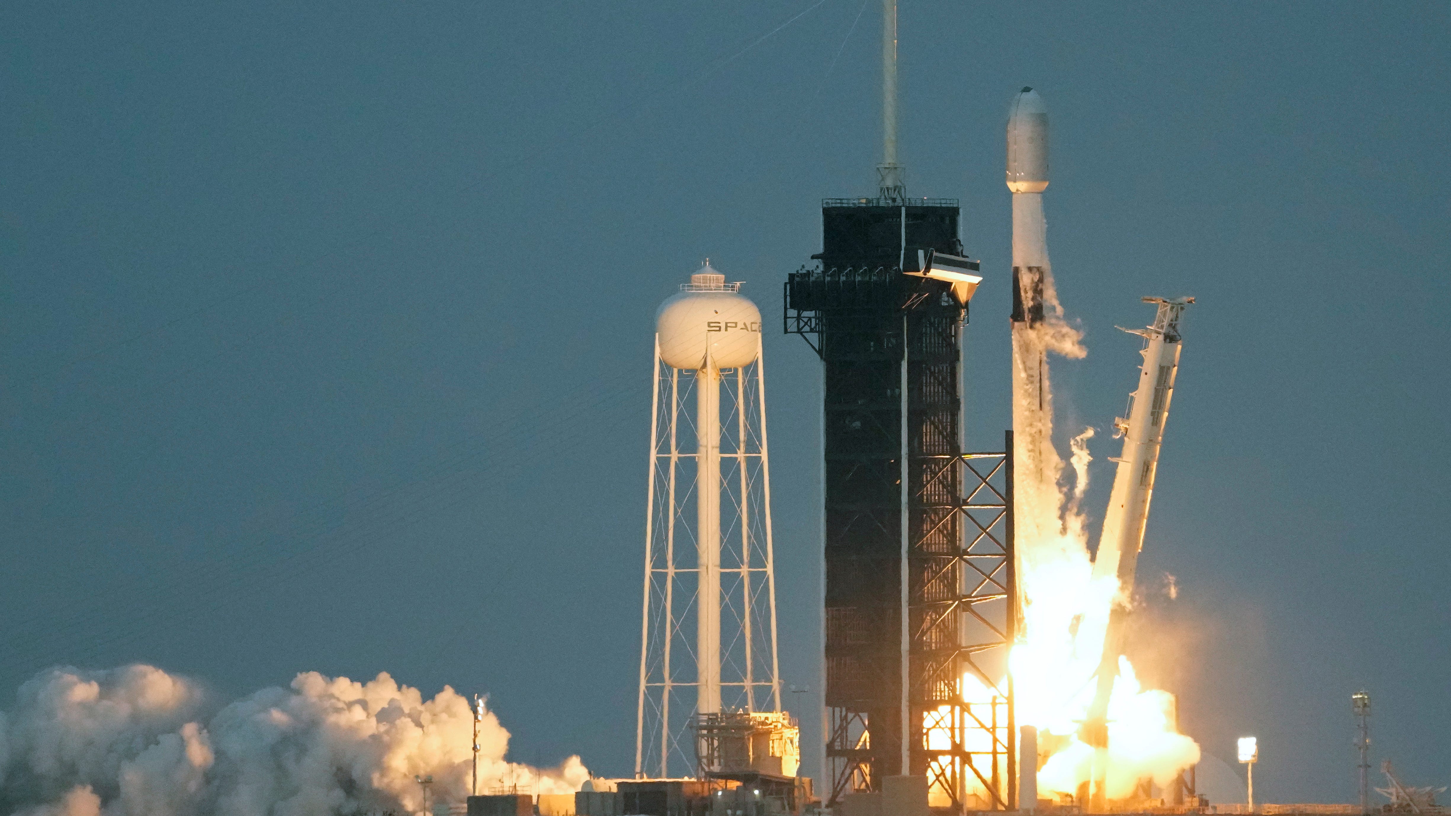 SpaceX gives rival's internet satellites ride to orbit