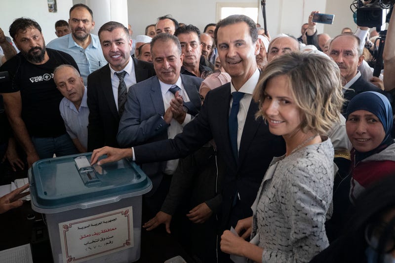 APTOPIX Syria Presidential Election