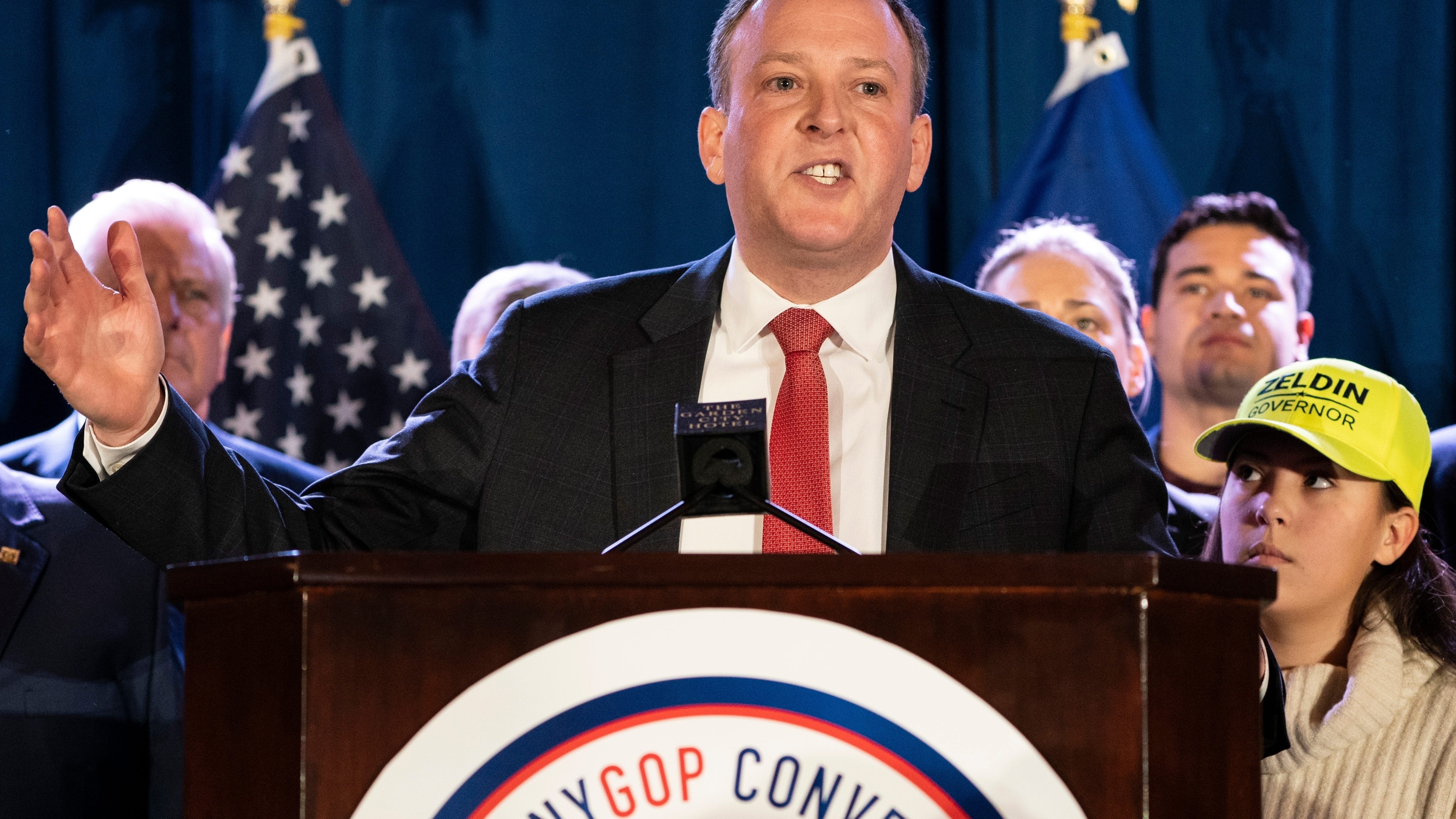 NY Rep. Lee Zeldin says 2 people shot in front of his home