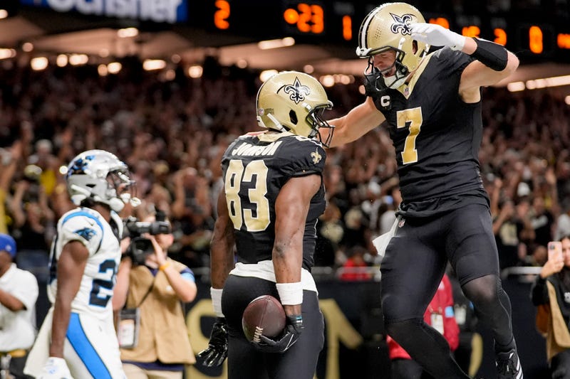 APTOPIX Panthers Saints Football