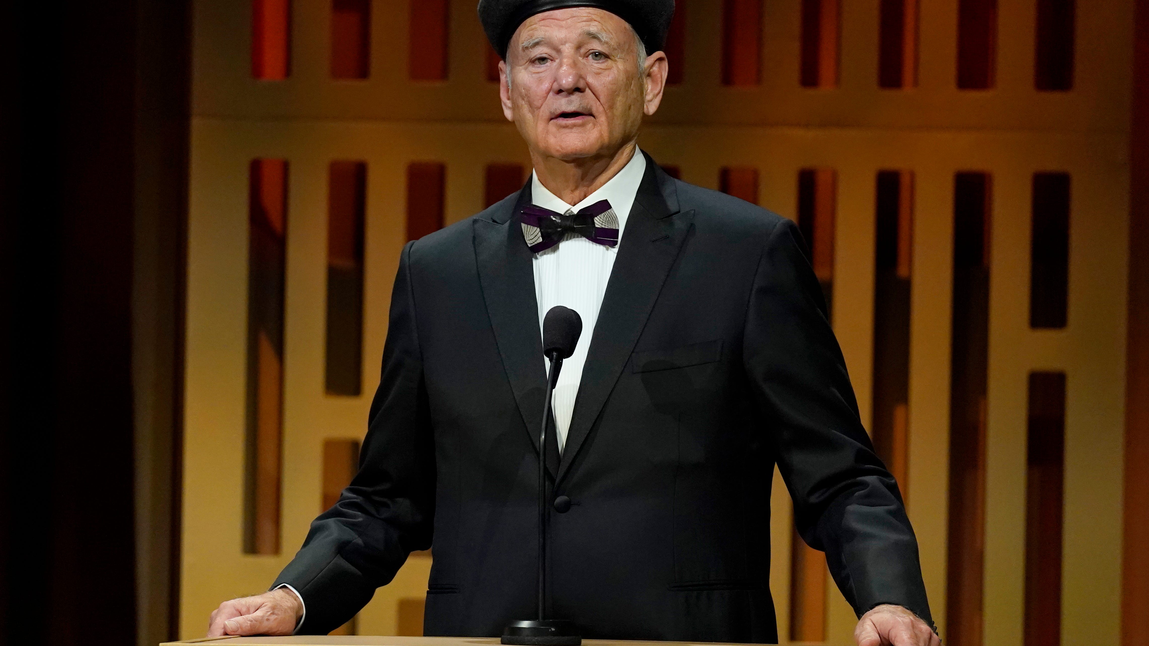 Bill Murray says his behavior led to complaint, film's pause