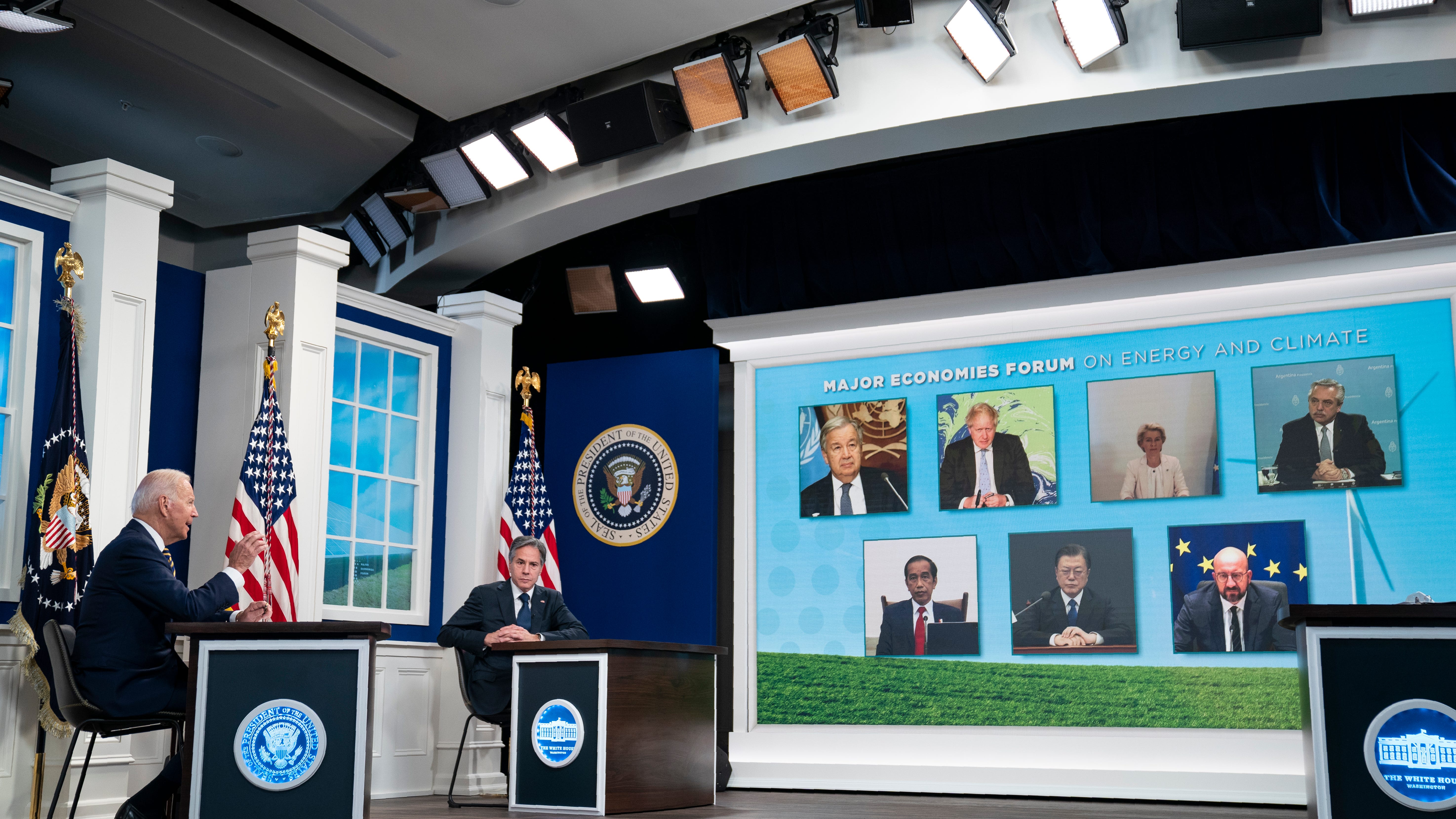 Biden, world leaders try to hammer out next steps on climate