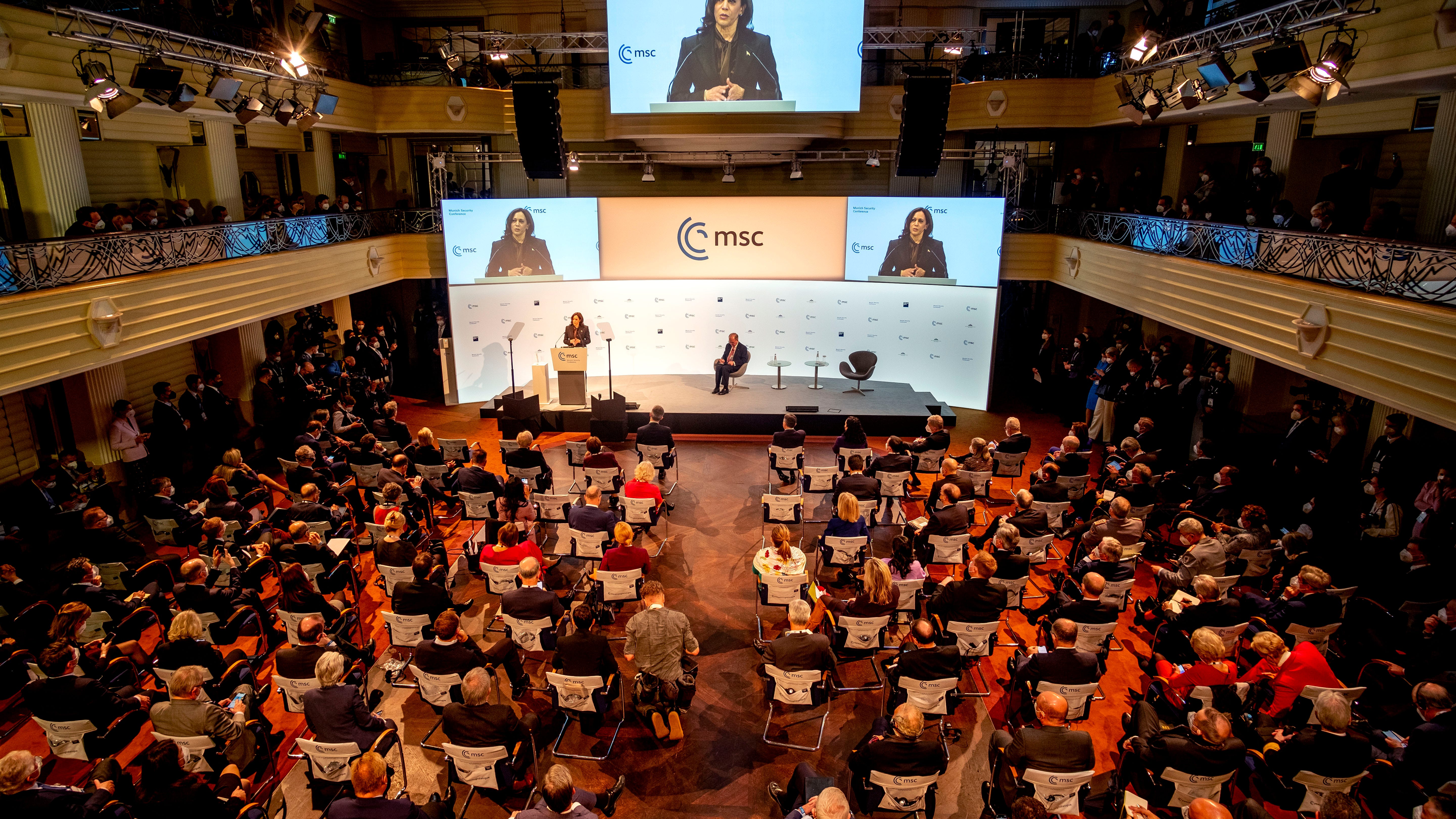 Harris on Ukraine: World at 'a decisive moment in history'
