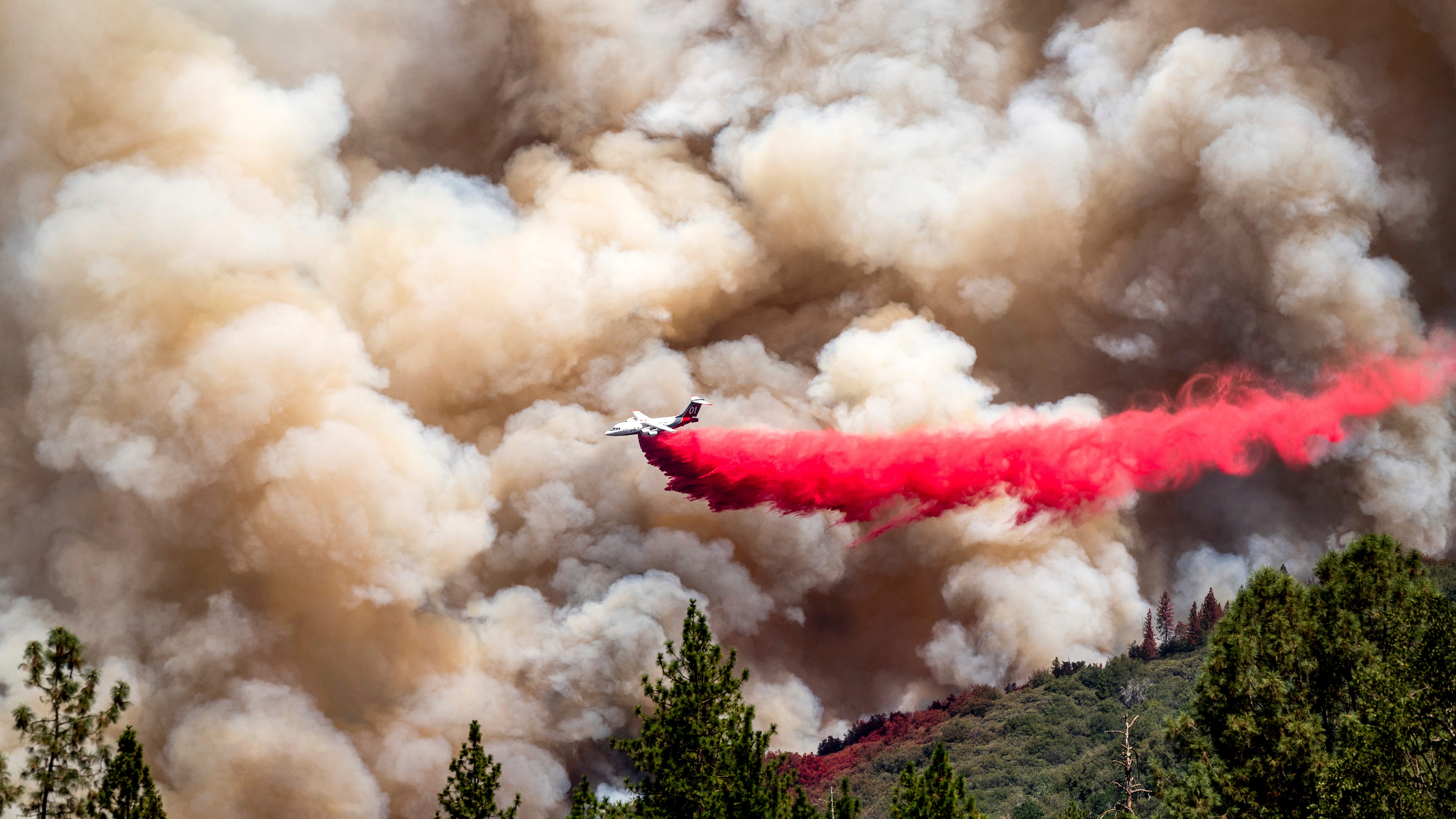 Firefighters slow growth of California blaze near Yosemite
