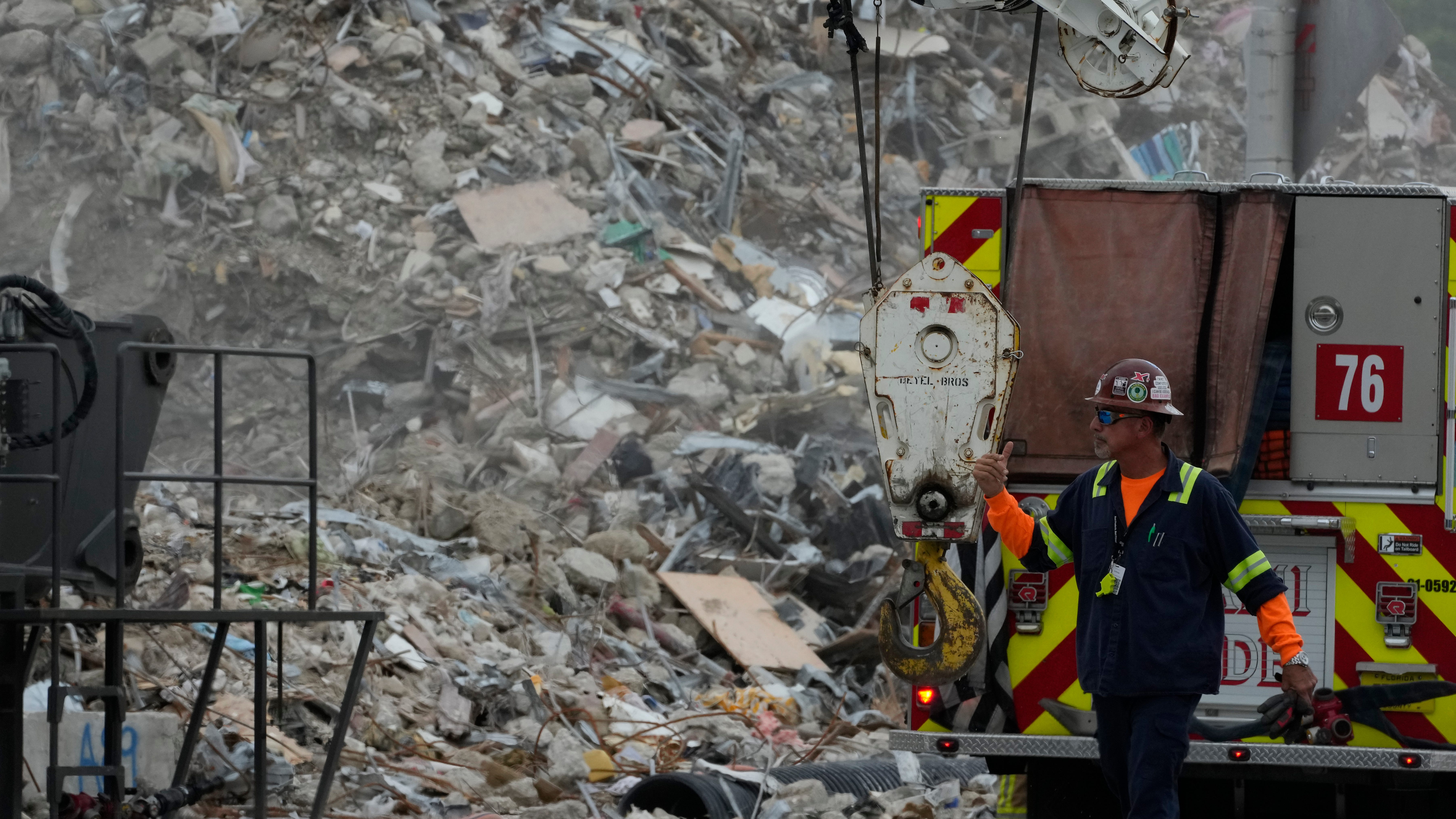 Death toll in Florida condo building collapse rises to 95