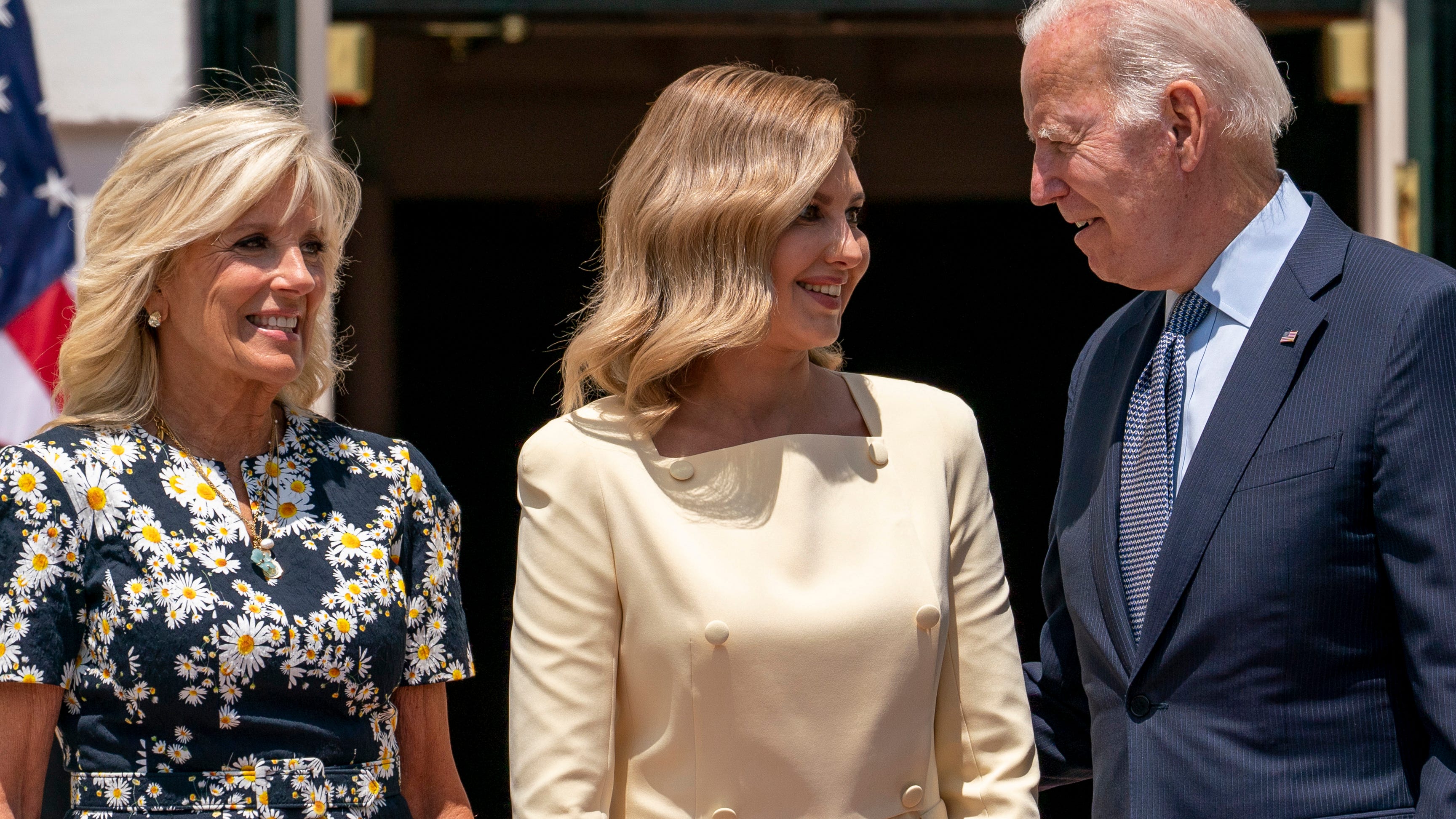 Jill Biden, Ukraine's first lady meet again, this time at WH