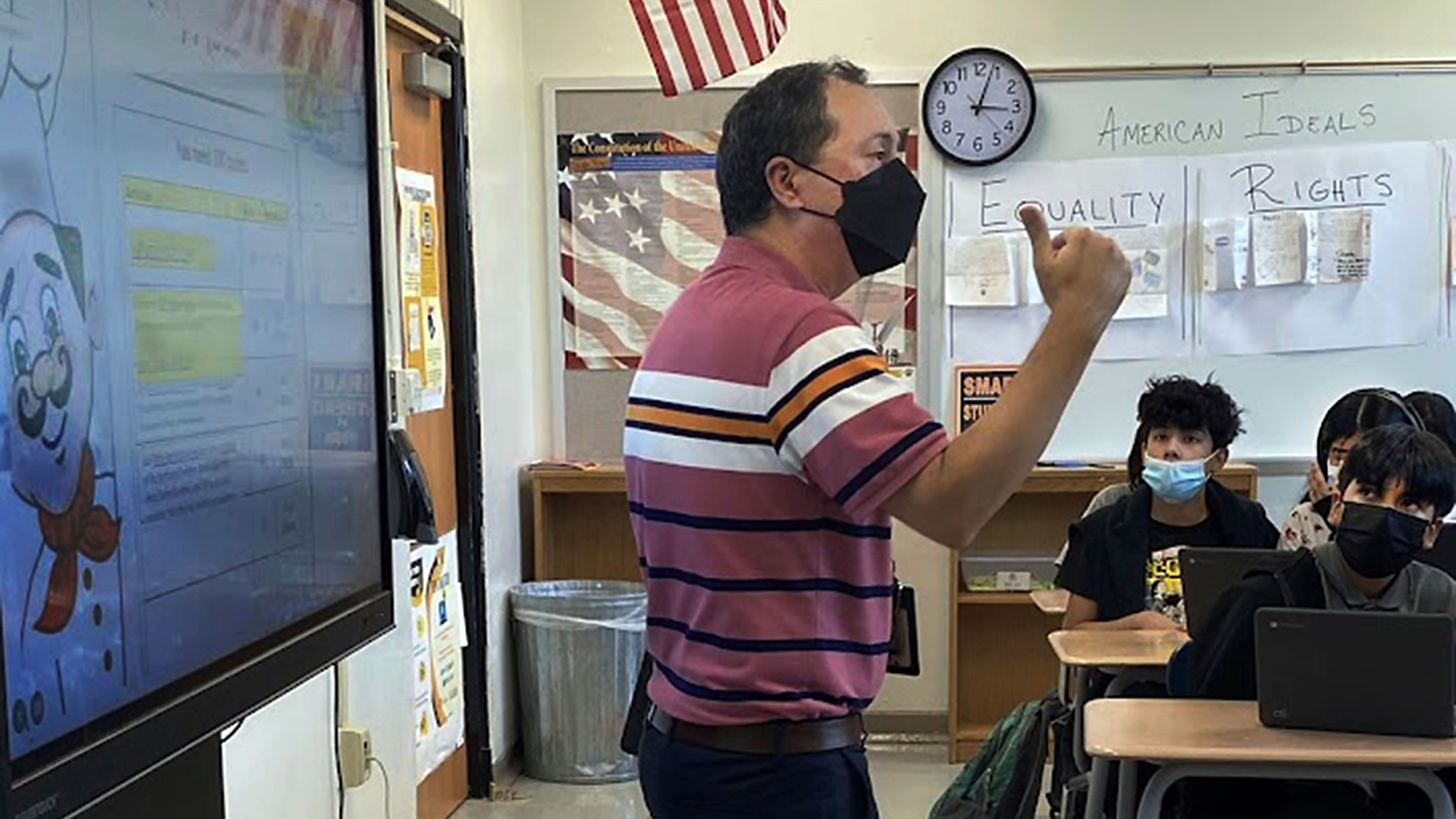 Teachers confront half-empty classrooms as virus surges