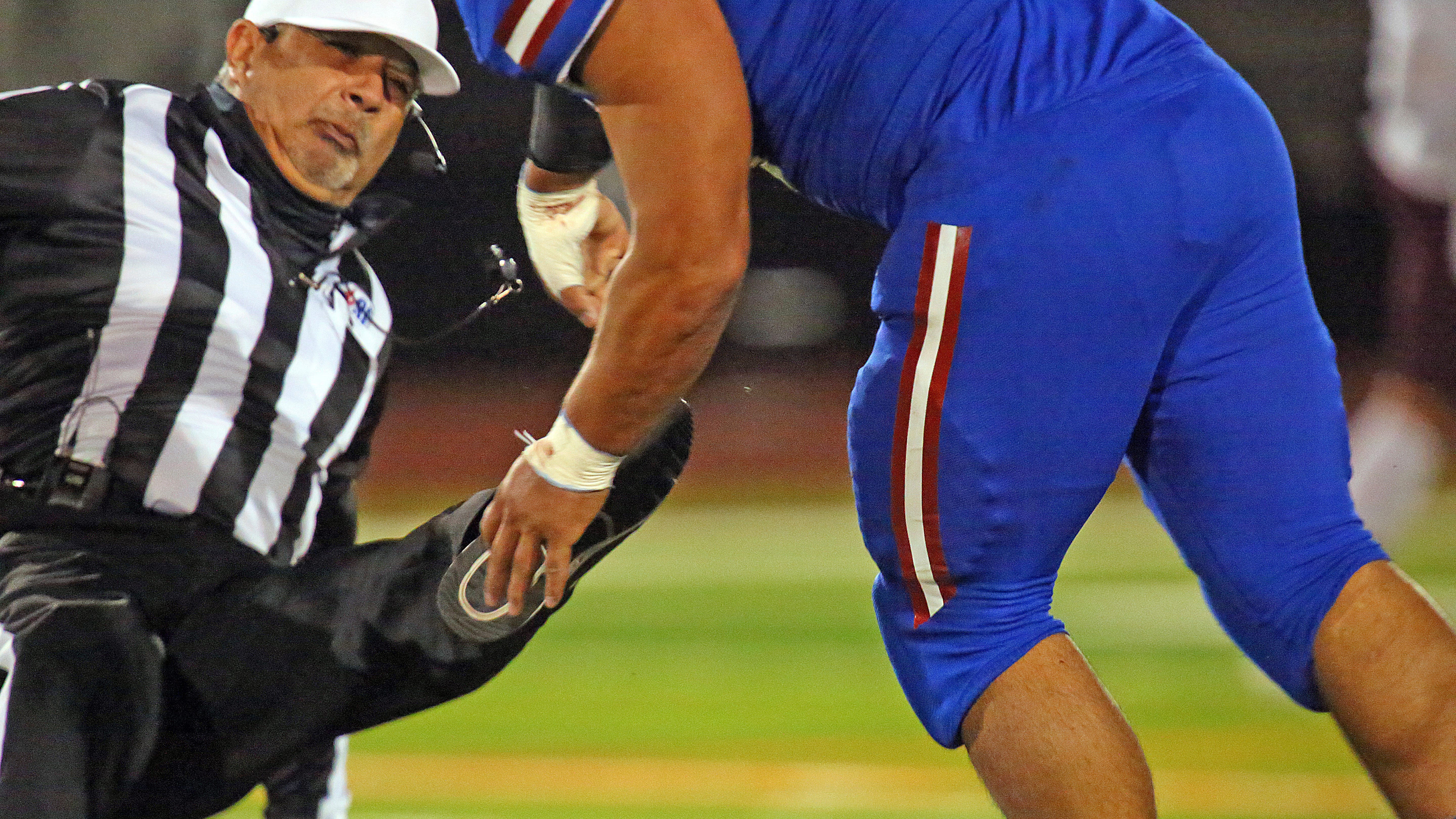 Texas prep football player attacks referee