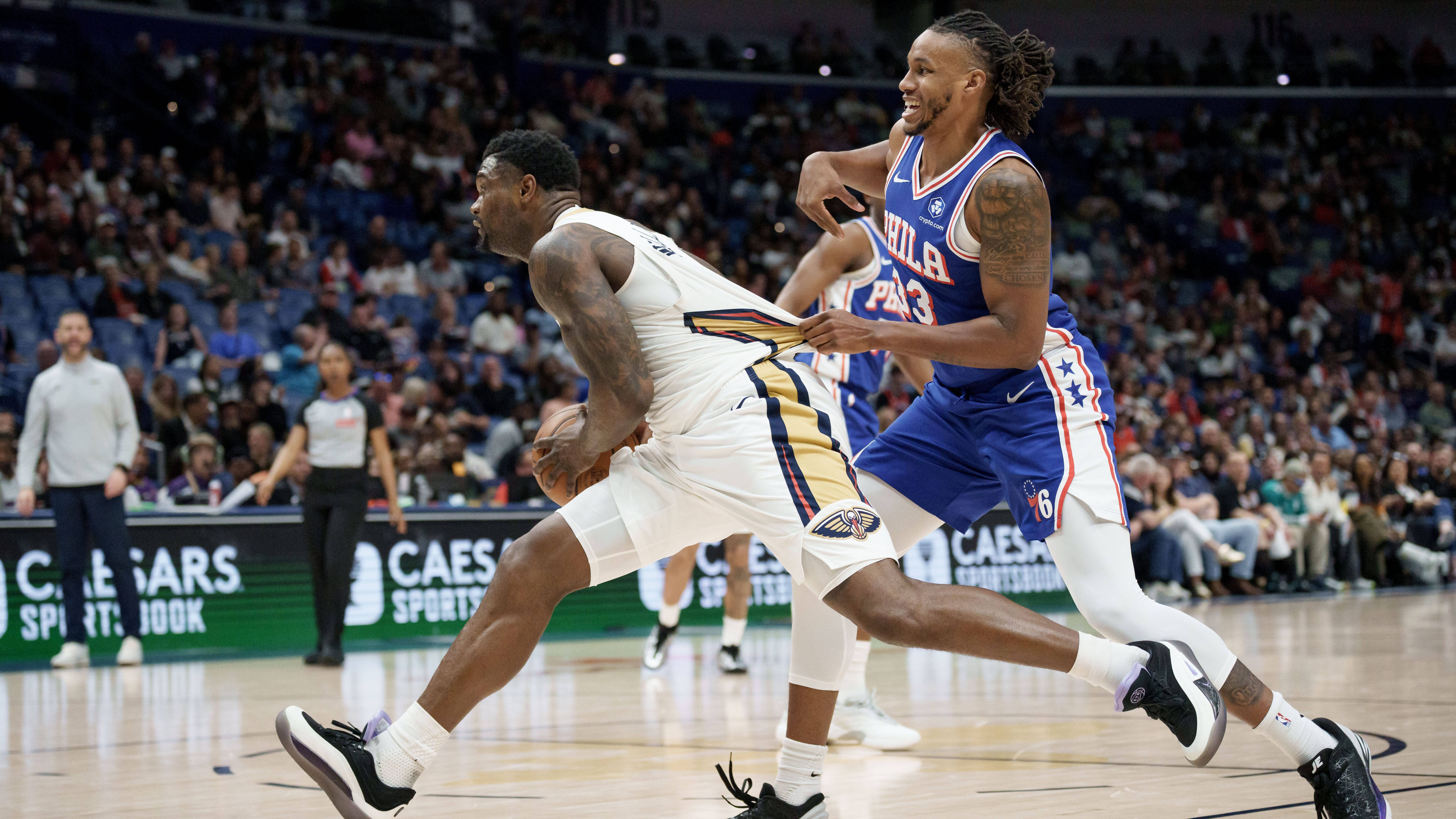 Jordan Poole's 2nd-half surge helps the Pelicans top the 76ers, 126-111