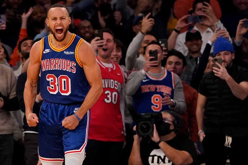 APTOPIX Warriors Knicks Basketball
