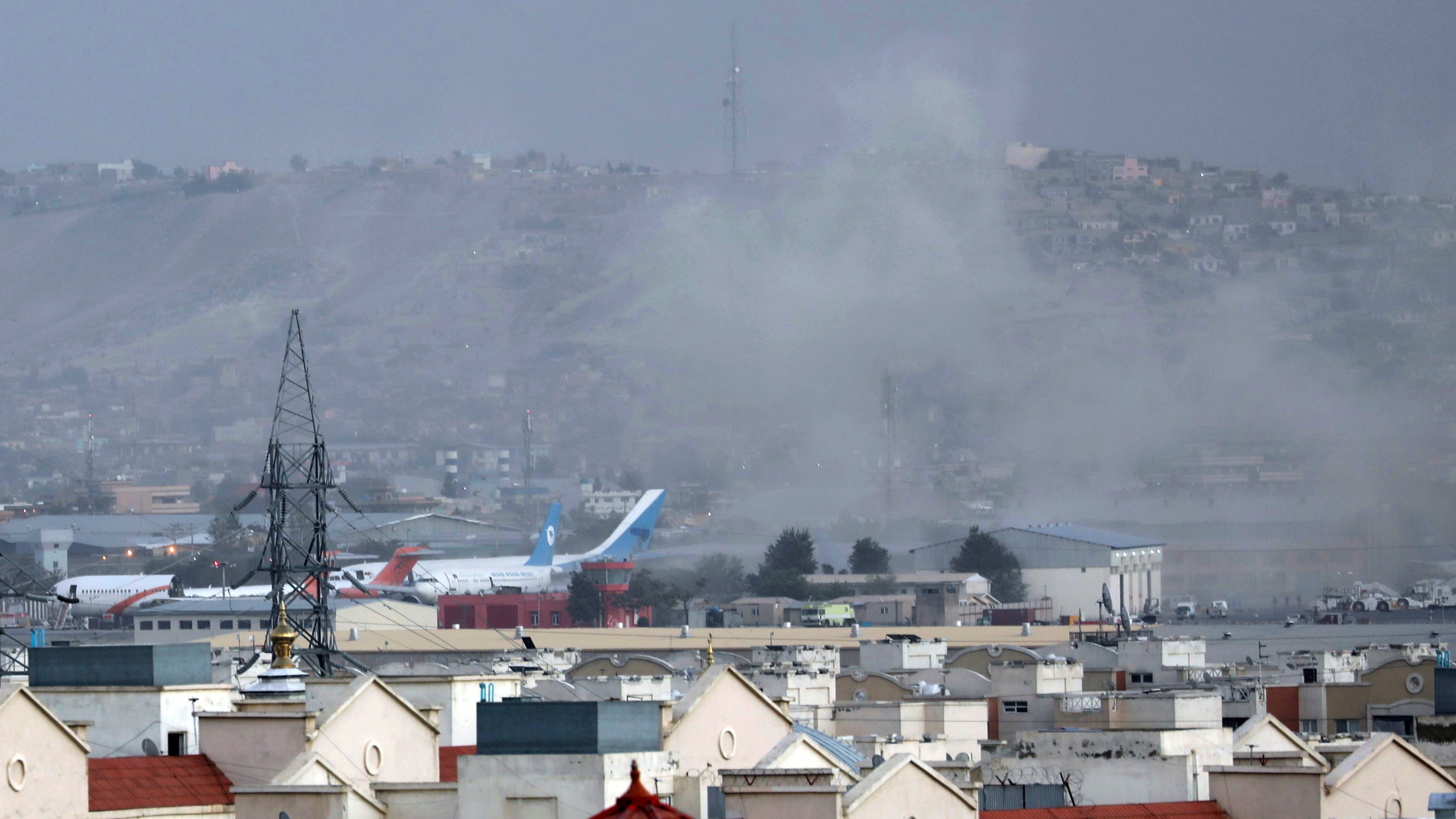 Kabul airport attack kills 60 Afghans, 12 US troops
