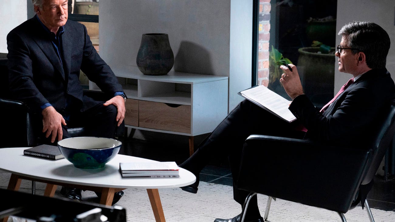 ABC's Stephanopoulos interviews Baldwin about set shooting