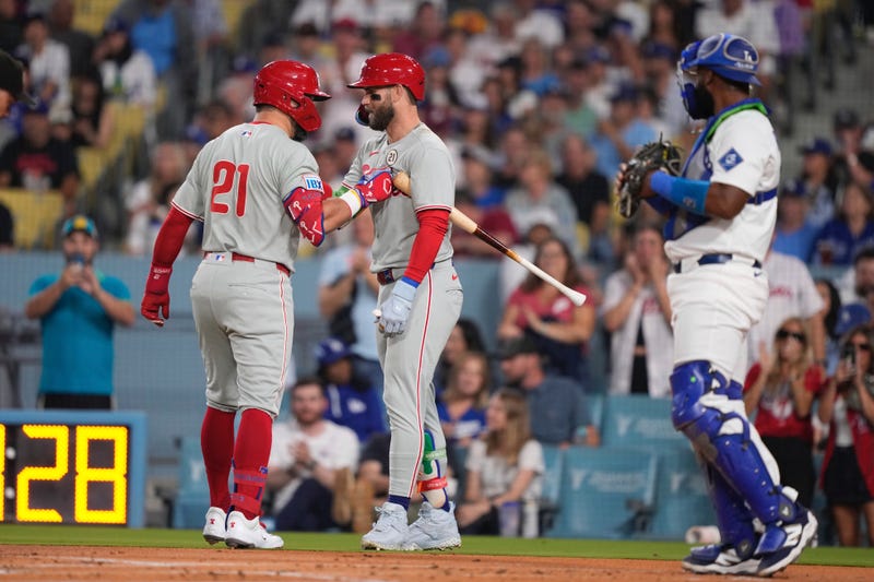 Phillies Dodgers Baseball