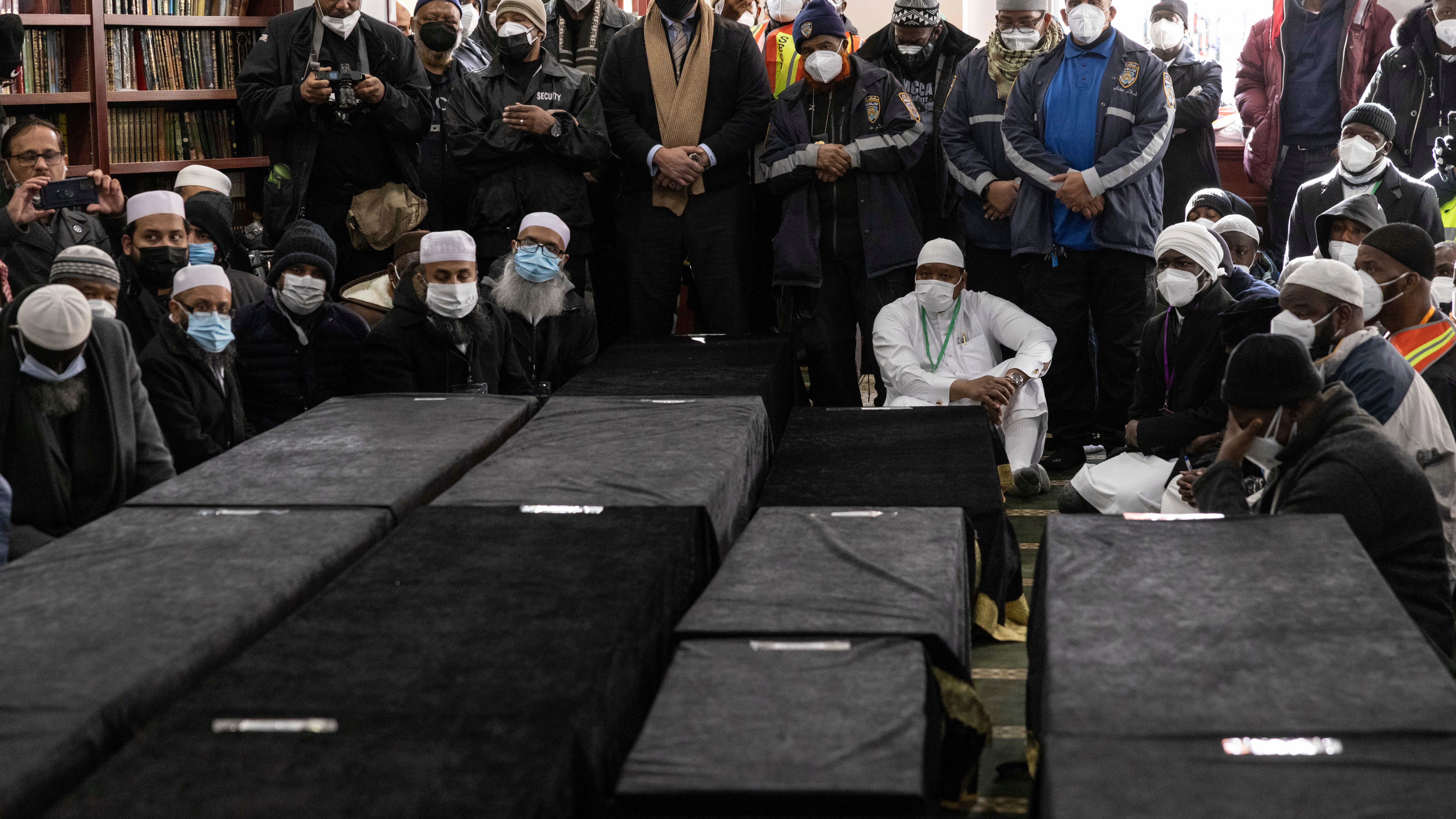 Bronx fire victims' funeral draws huge outpouring of grief