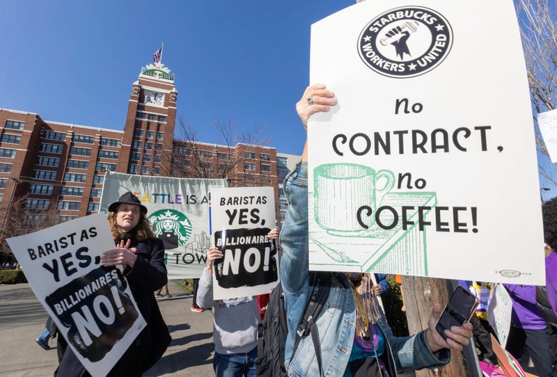 Starbucks Workers Protest