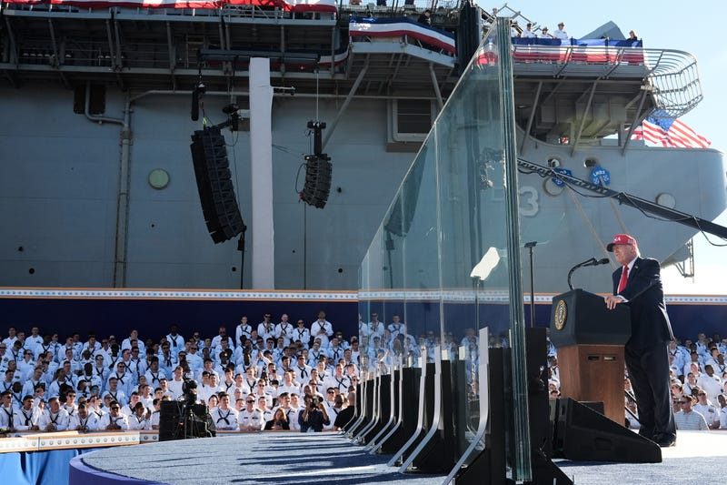 APTOPIX Trump Navy