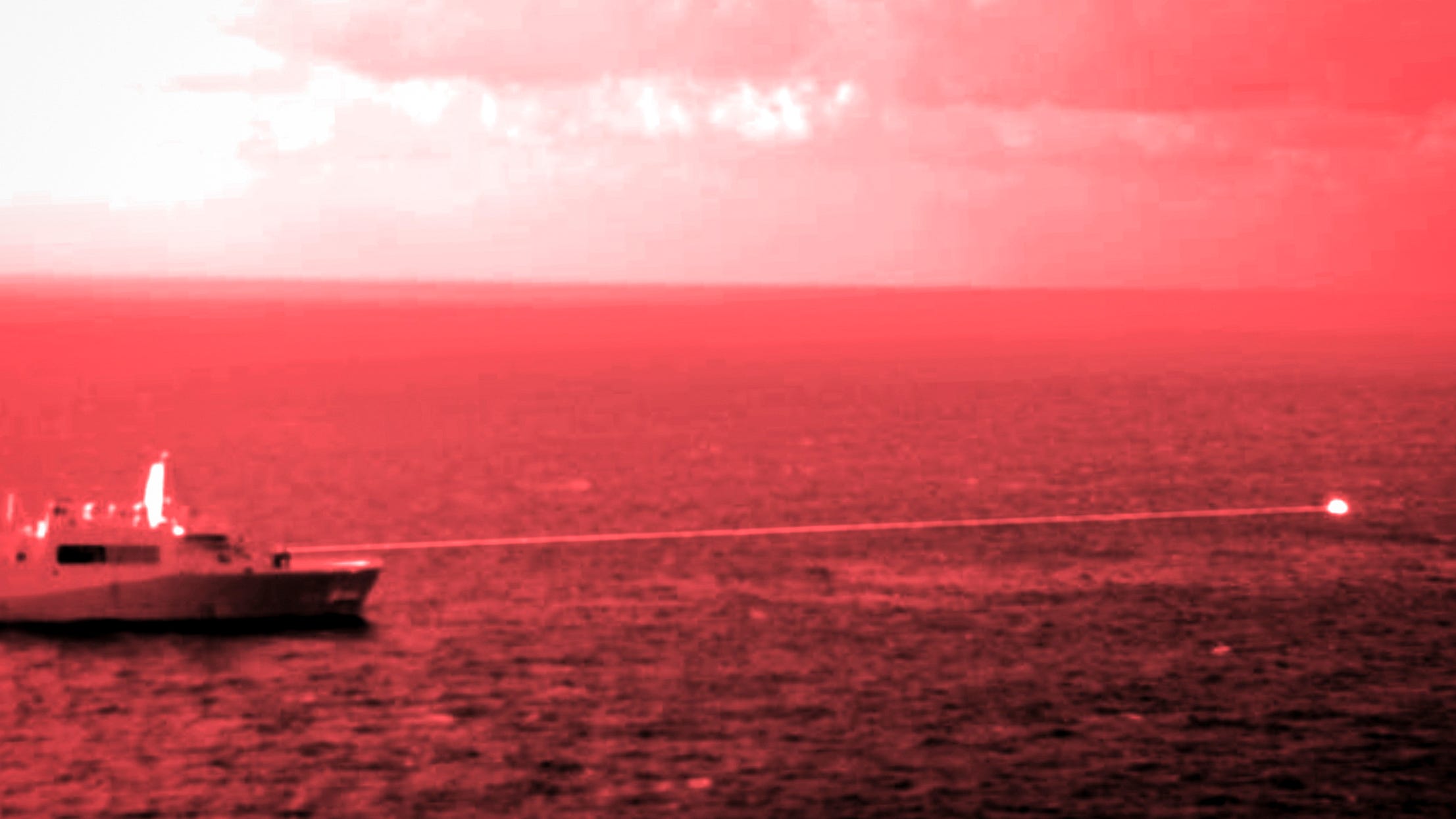 US Navy fires laser weapon in Mideast amid drone boat threat