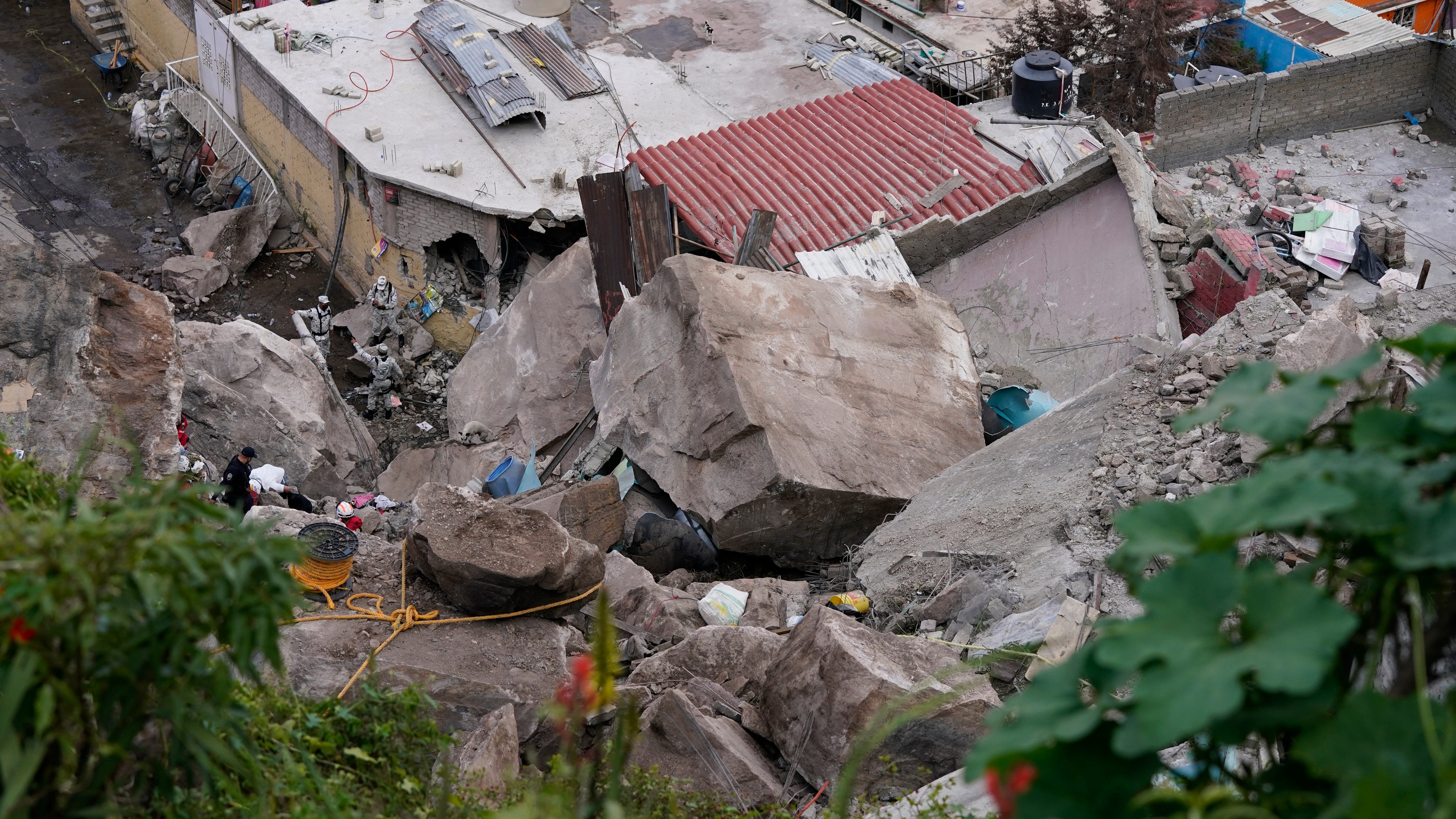 At least 1 dead, 10 missing in landslide near Mexico City