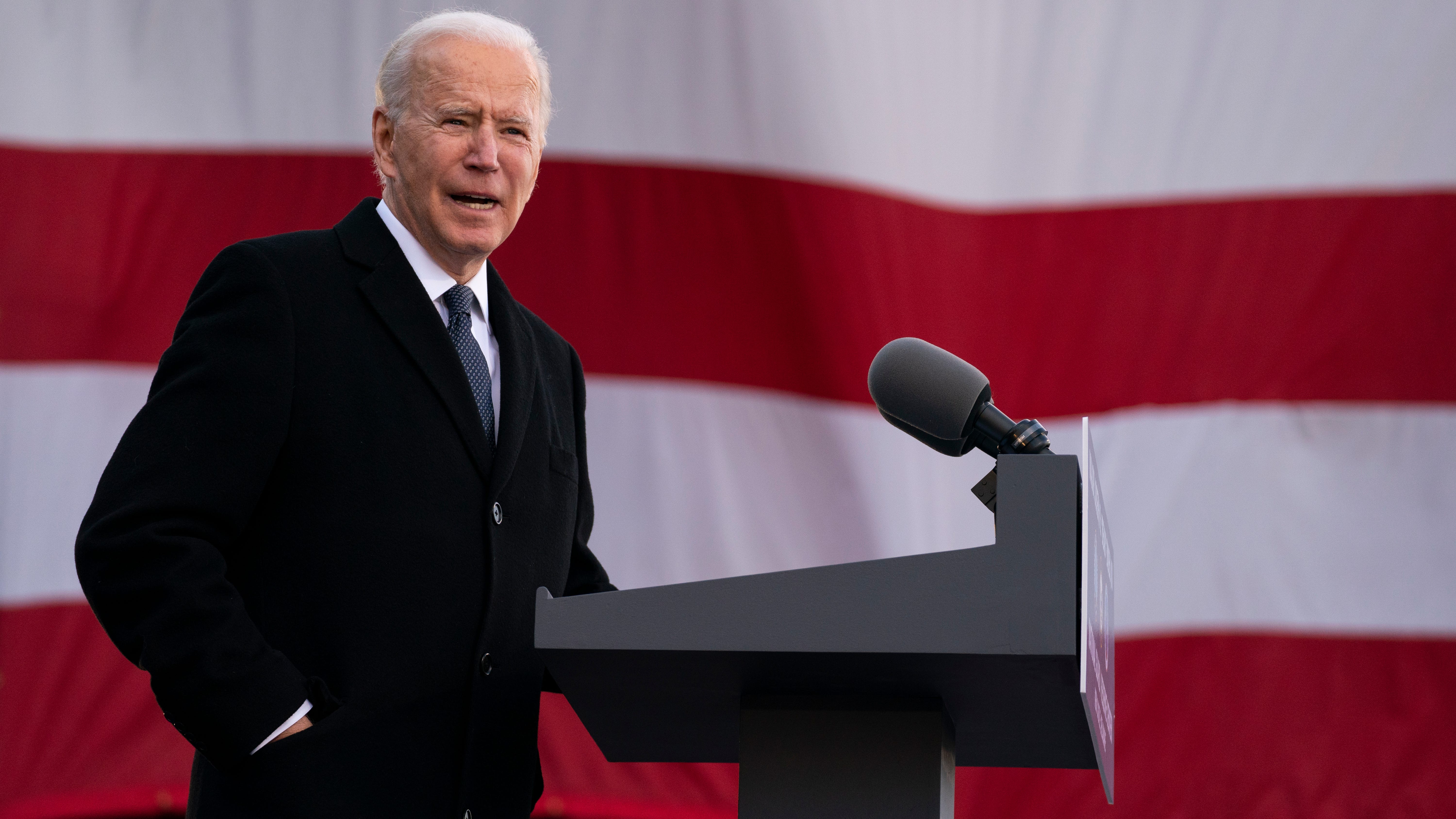 The Latest: Biden speech to look forward, not dwell on Trump