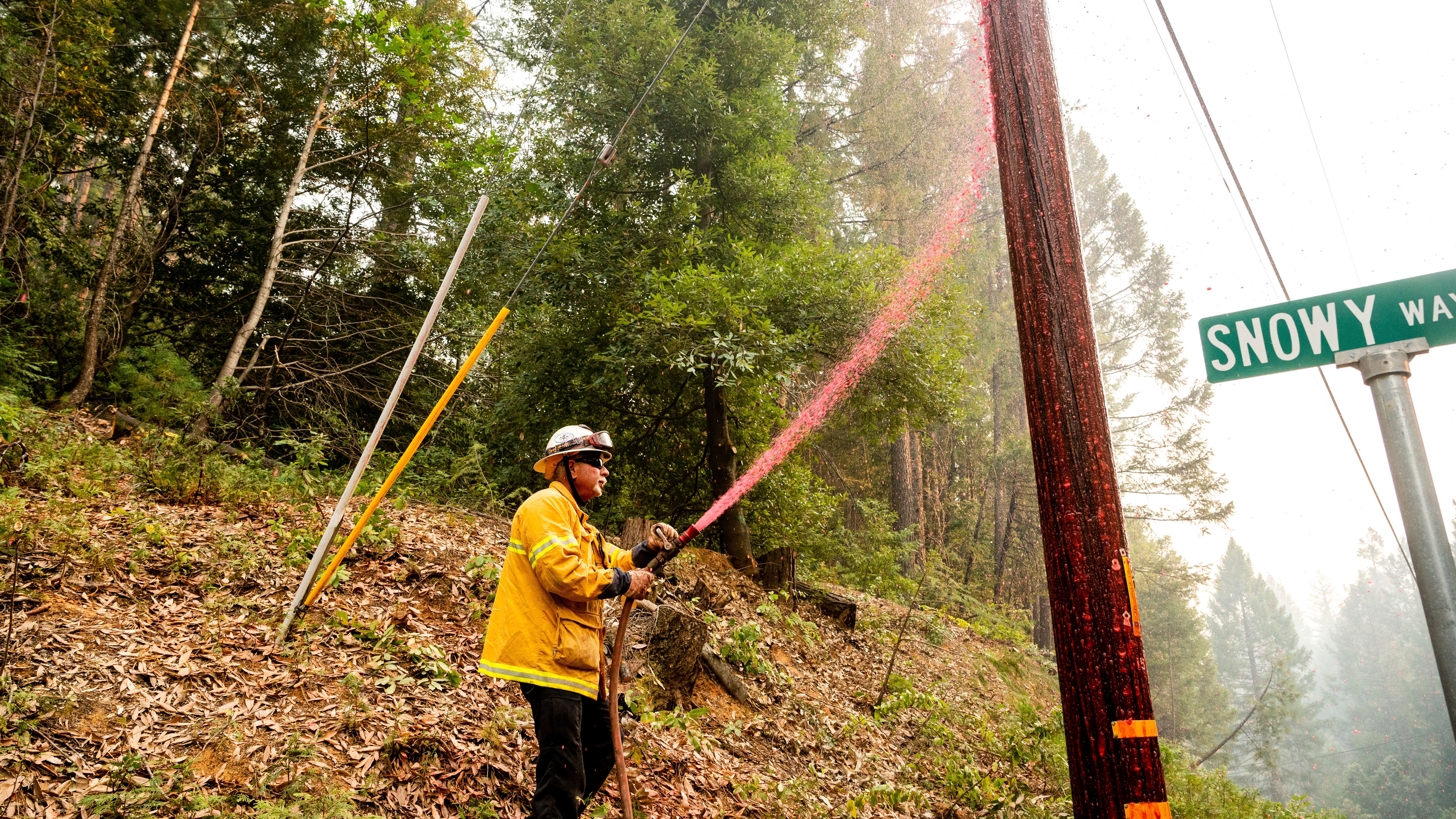 California weather helps firefighters but unleashes floods