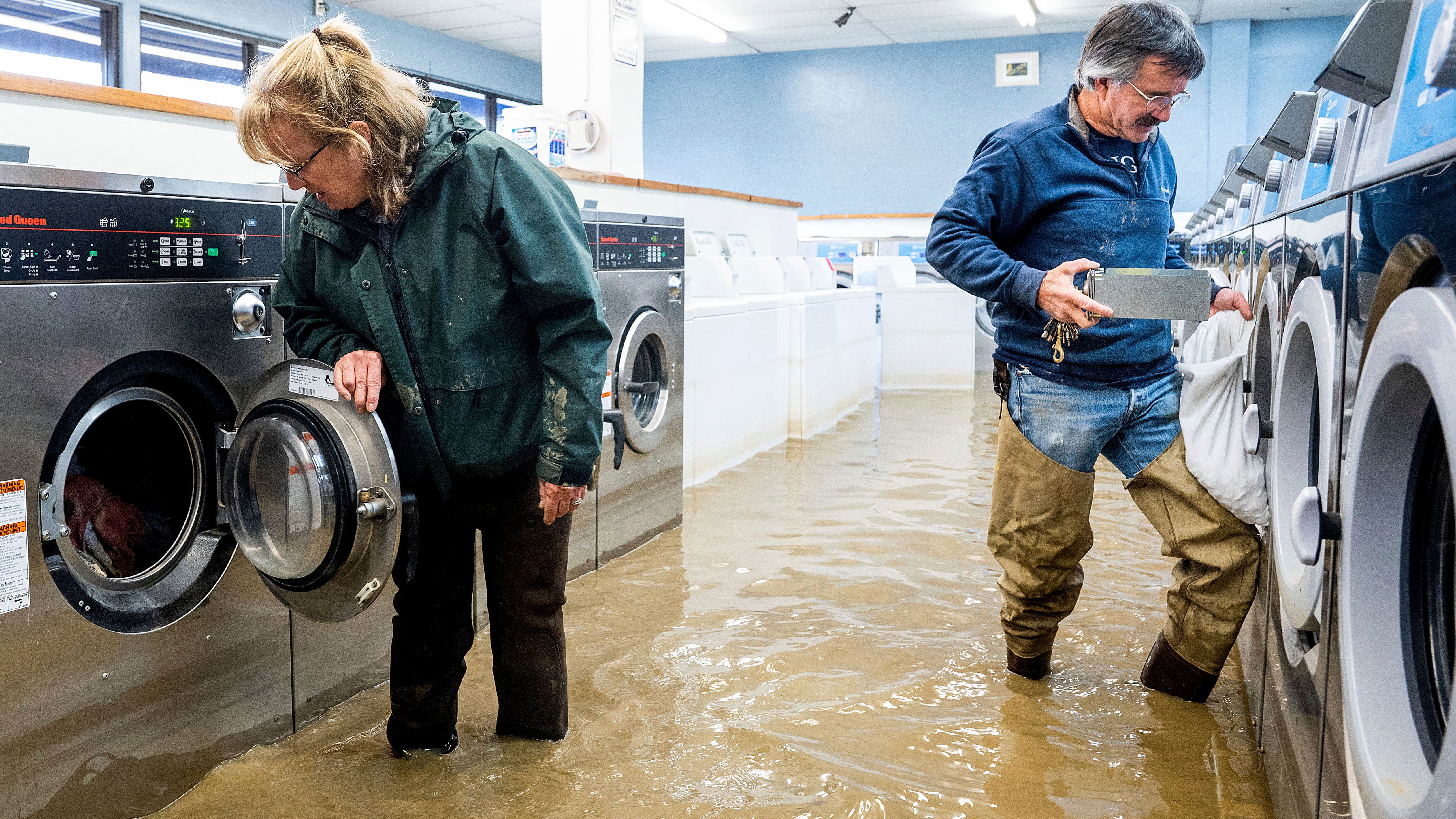 Another atmospheric river pounds California, 27K to evacuate