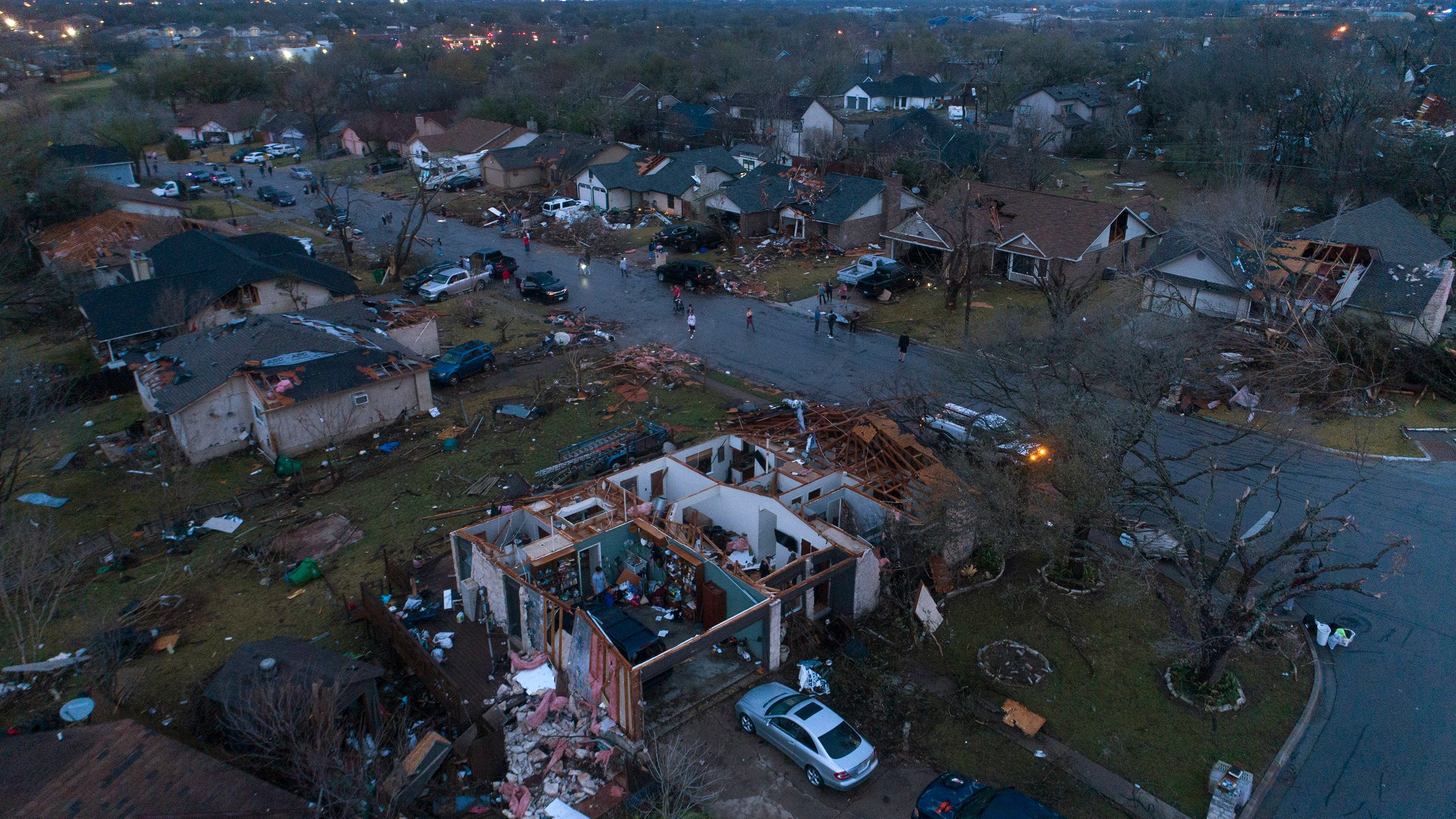 Powerful storm system wallops Texas; tornado watch issued