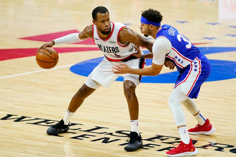 Trail Blazers 76ers Basketball
