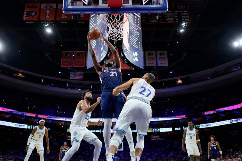 Timberwolves 76ers Basketball