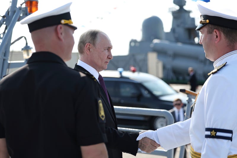 Russia Putin Navy Day