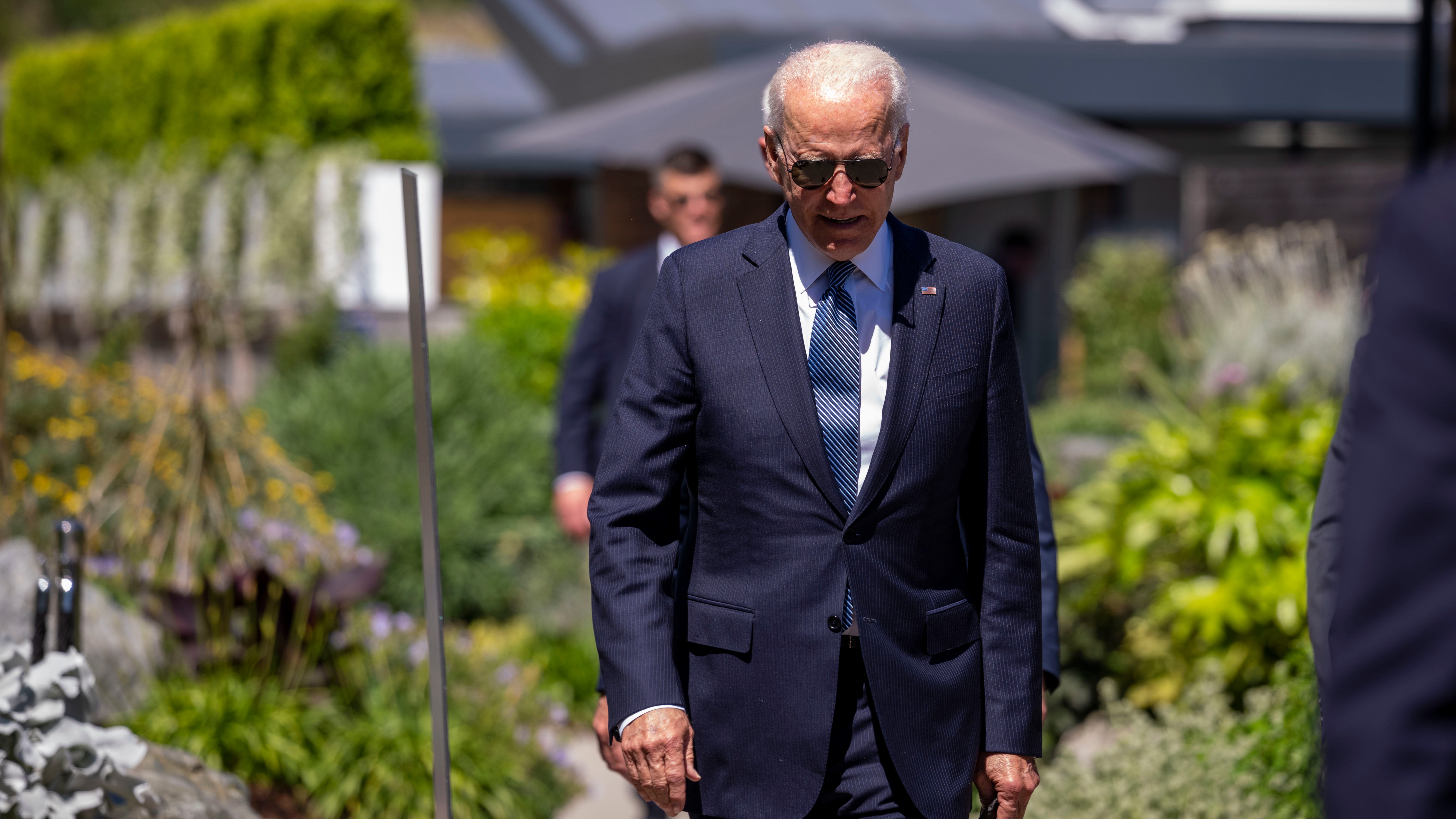 After G-7, Biden says he's reestablishing US credibility