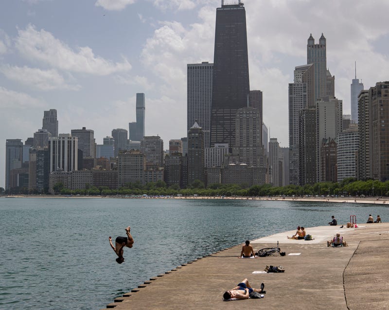 APTOPIX Heat Wave Chicago