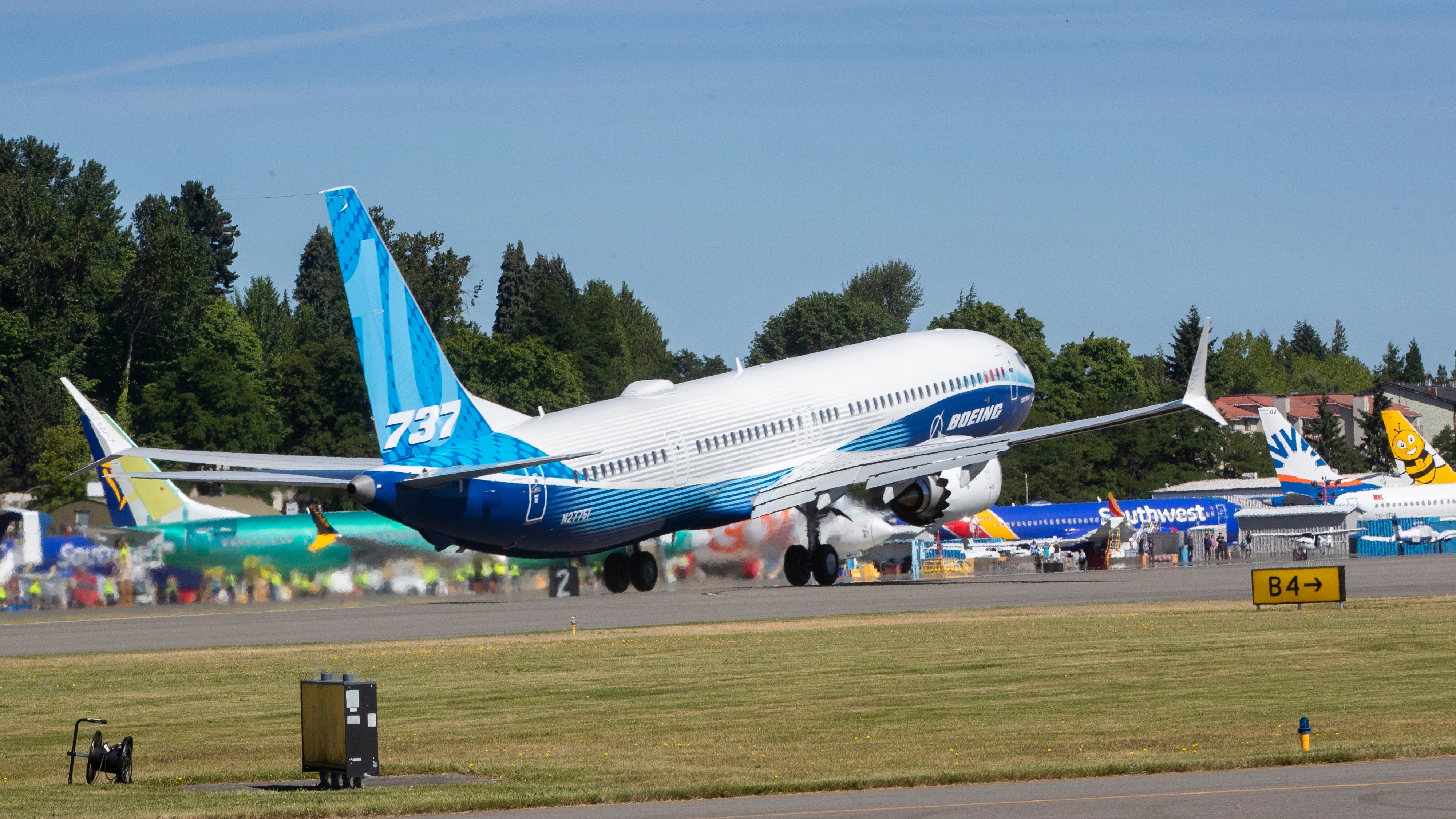 Boeing's newest version of the 737 Max makes first flight