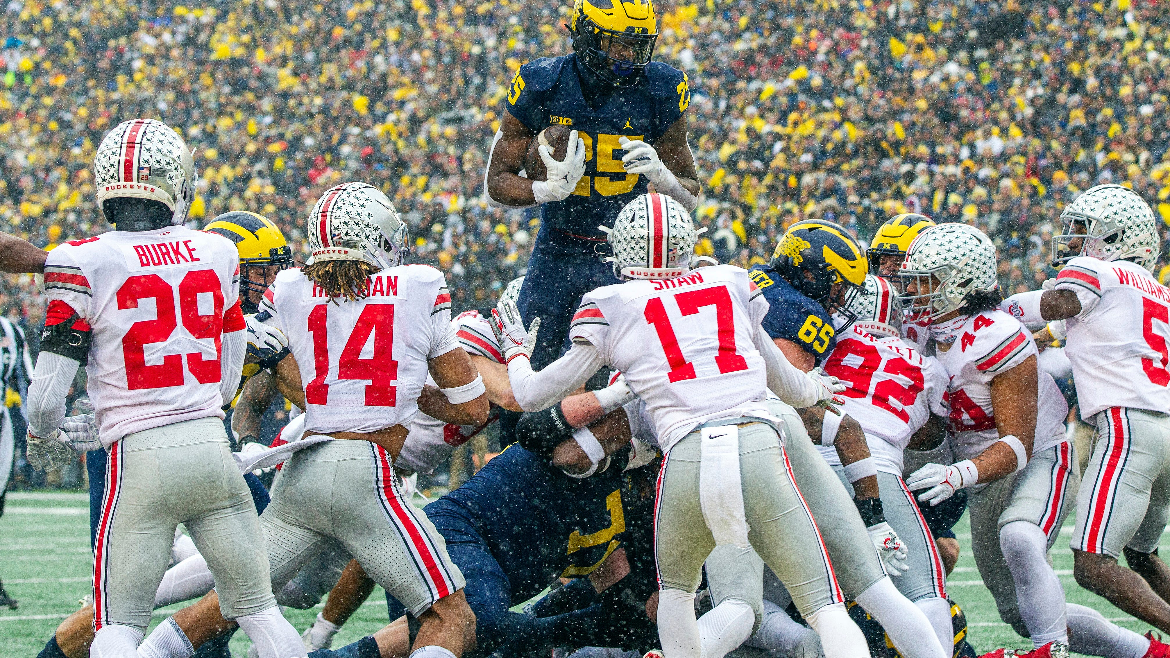 Michigan beats Ohio State 42-27, ends 8-game losing streak