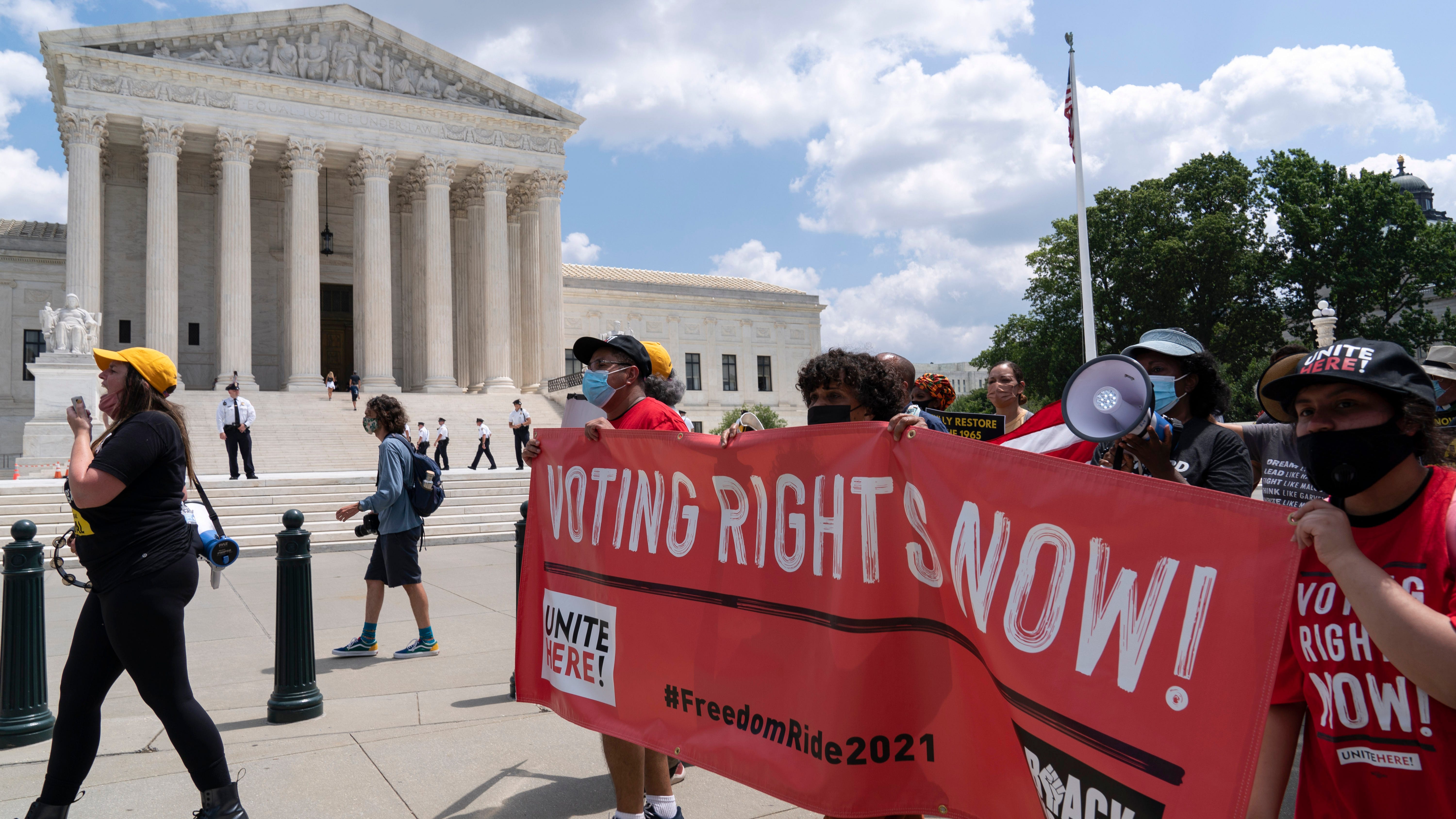 U.S. voting rights events reflect multiracial reform agenda