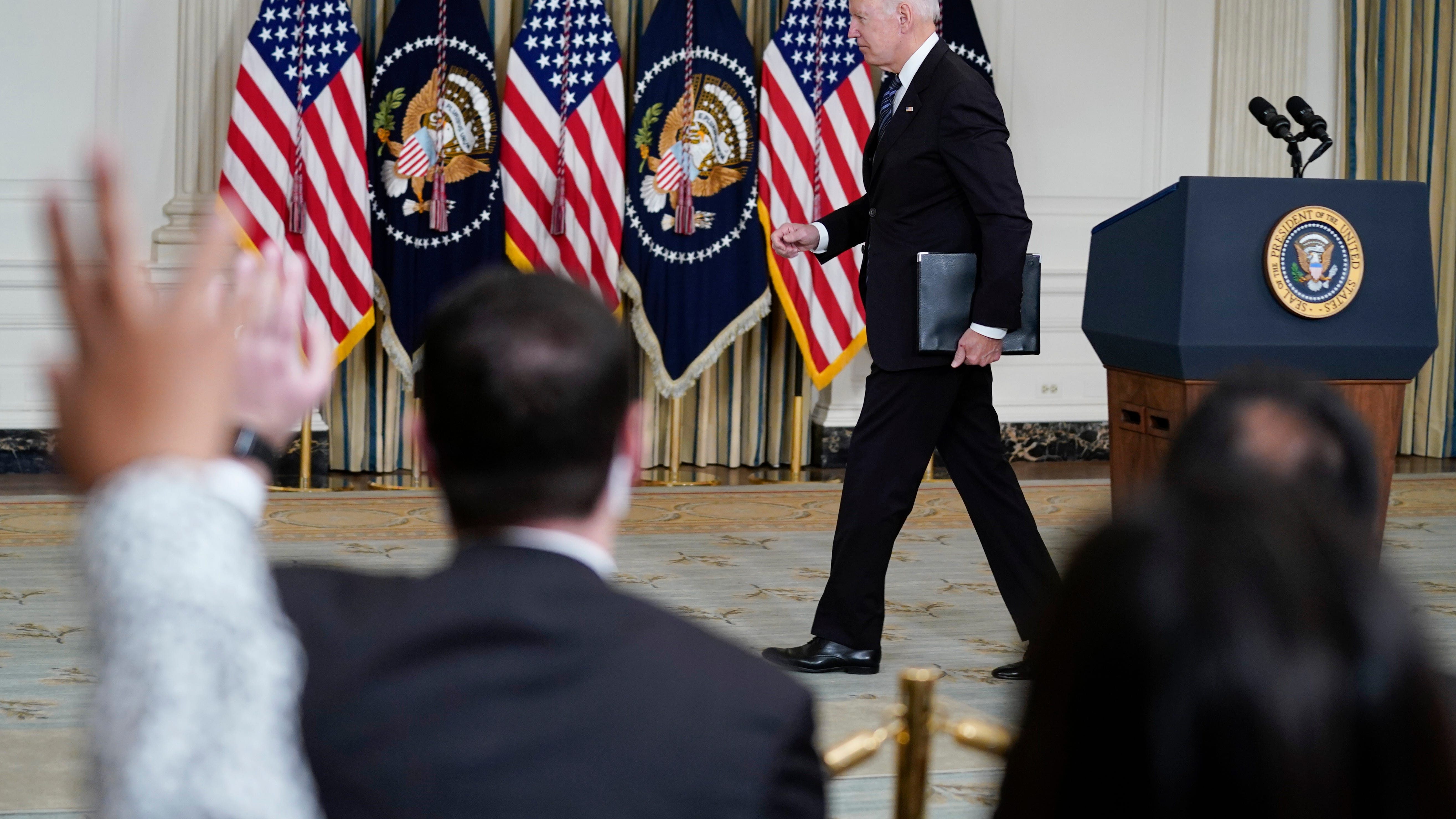 Biden shied away from news conferences, interviews in Year 1