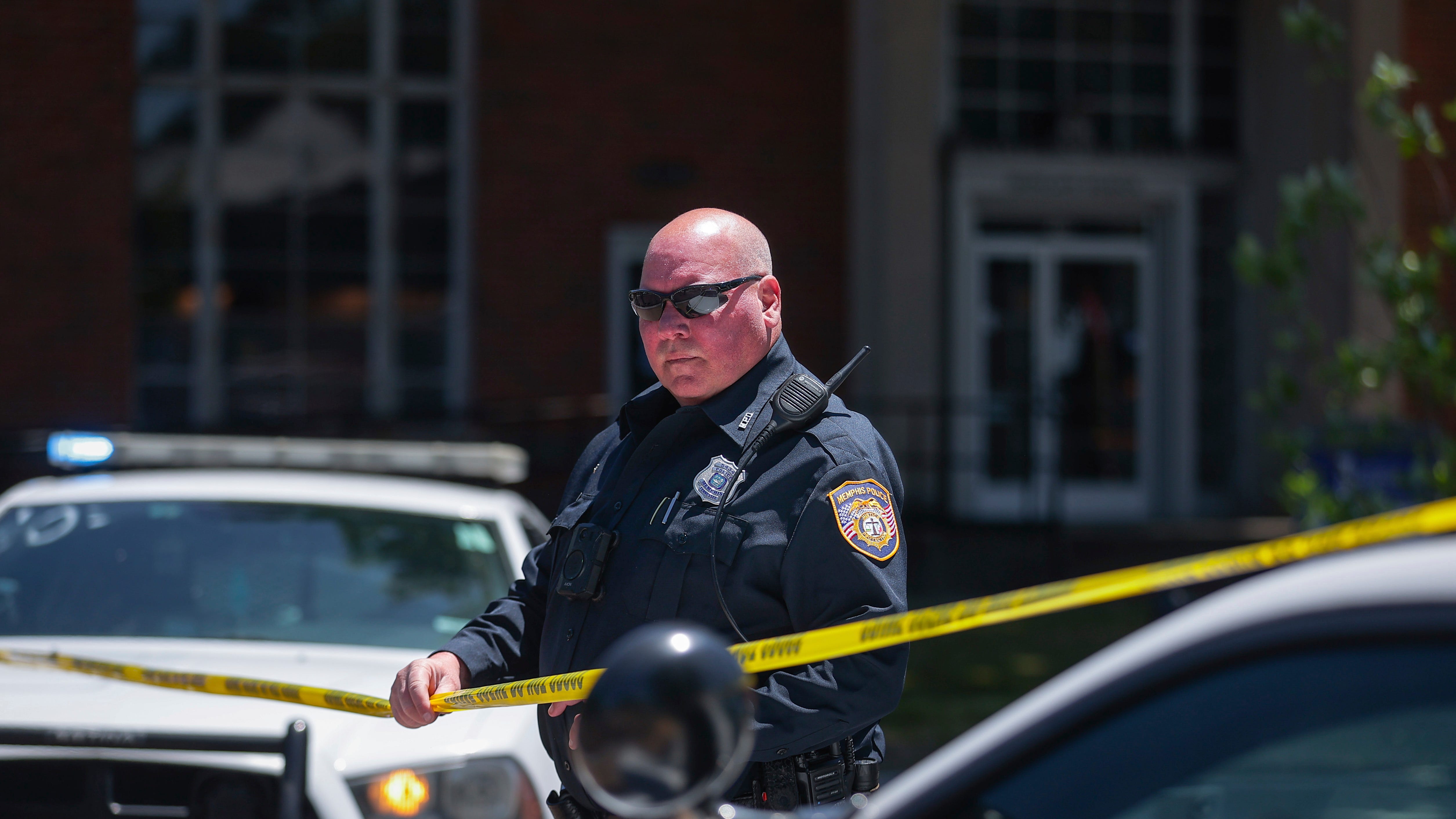 Shot fired at Memphis TV station; suspect in custody