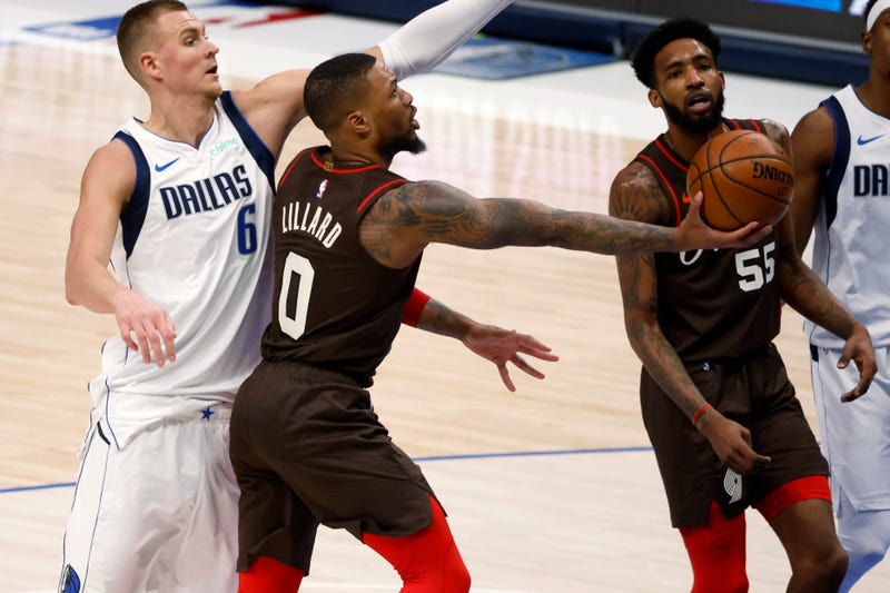 Trail Blazers Mavericks Basketball