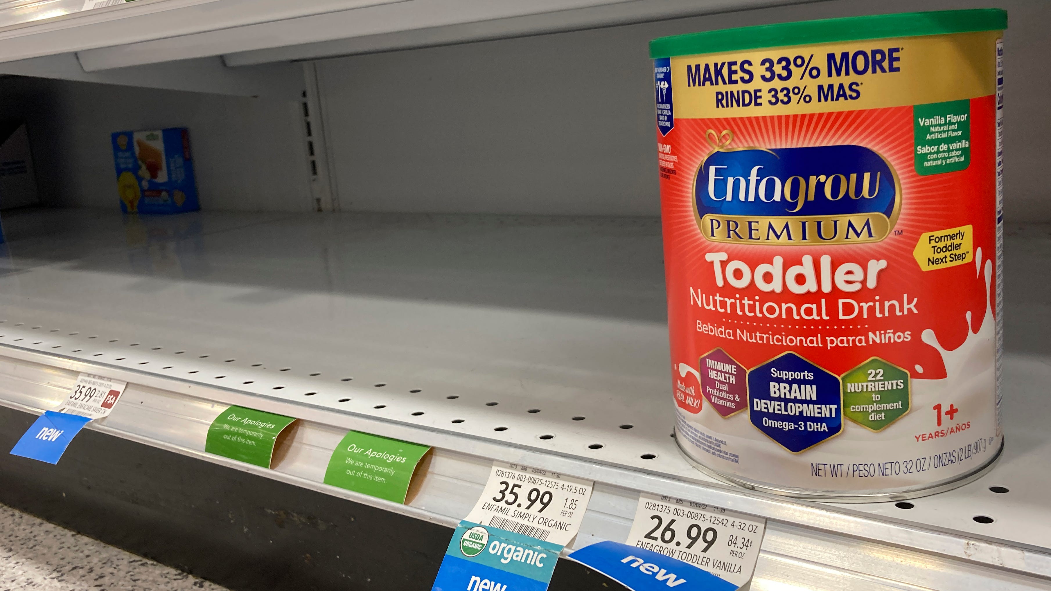 US importing baby formula from Mexico to ease shortage