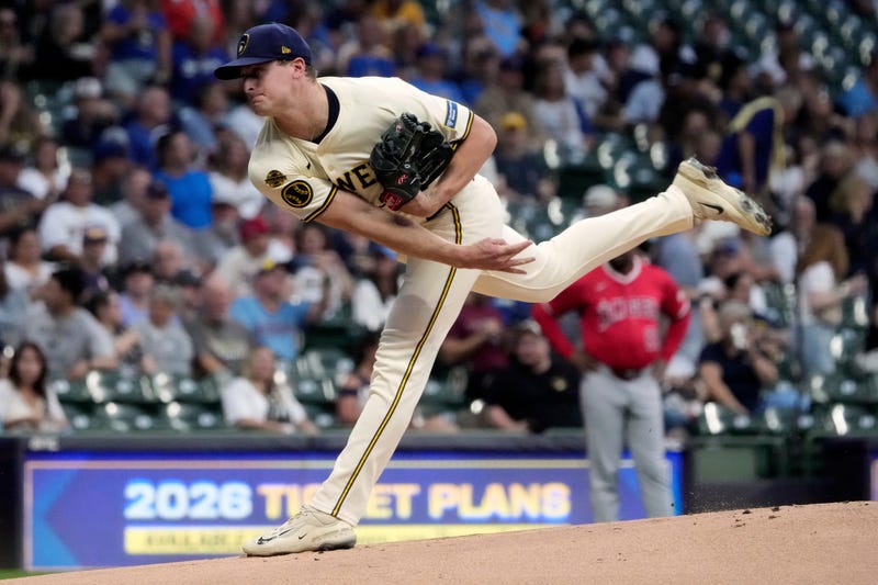 Angels Brewers Baseball