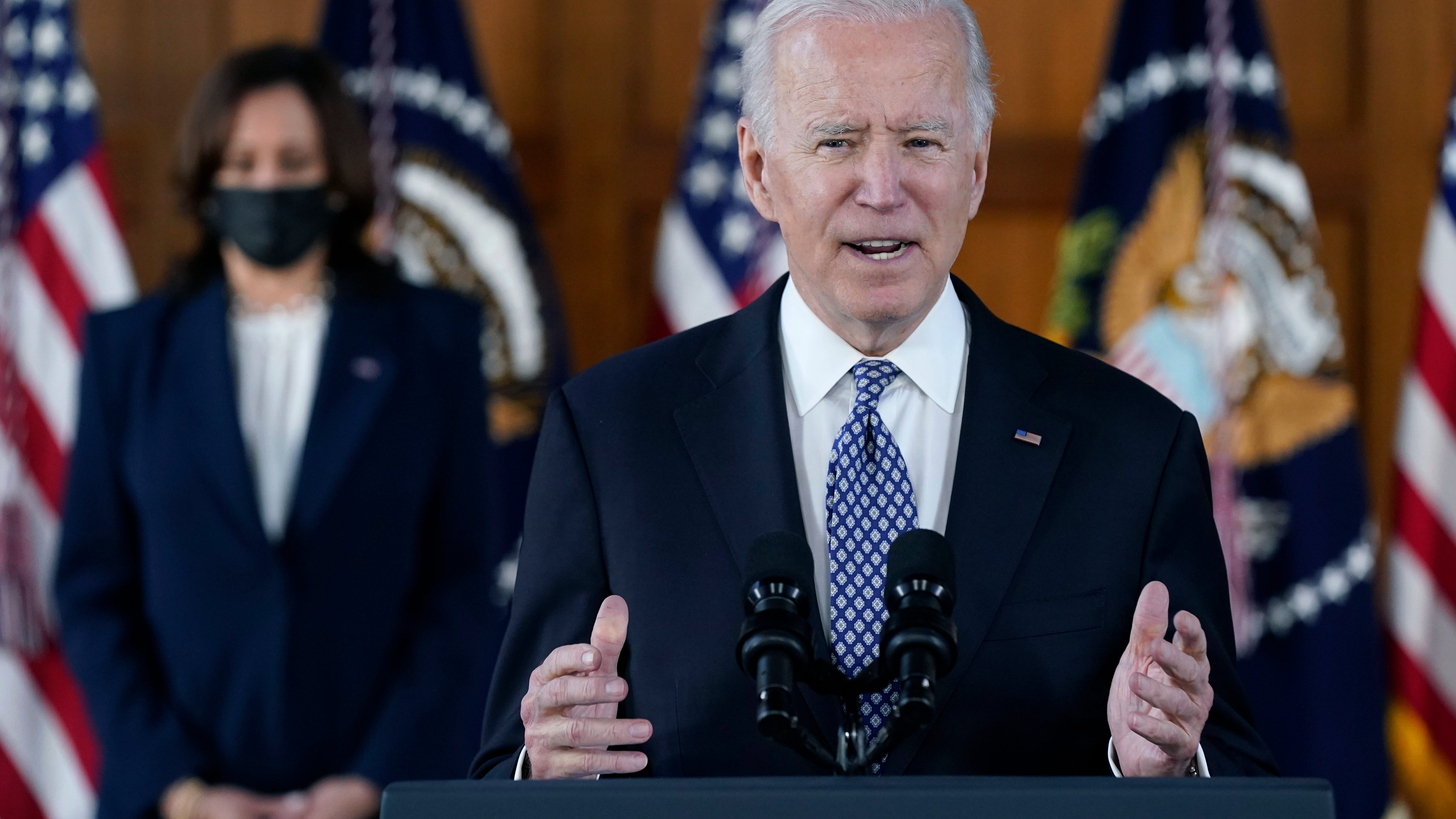 Biden, Harris offer solace, denounce racism in Atlanta visit